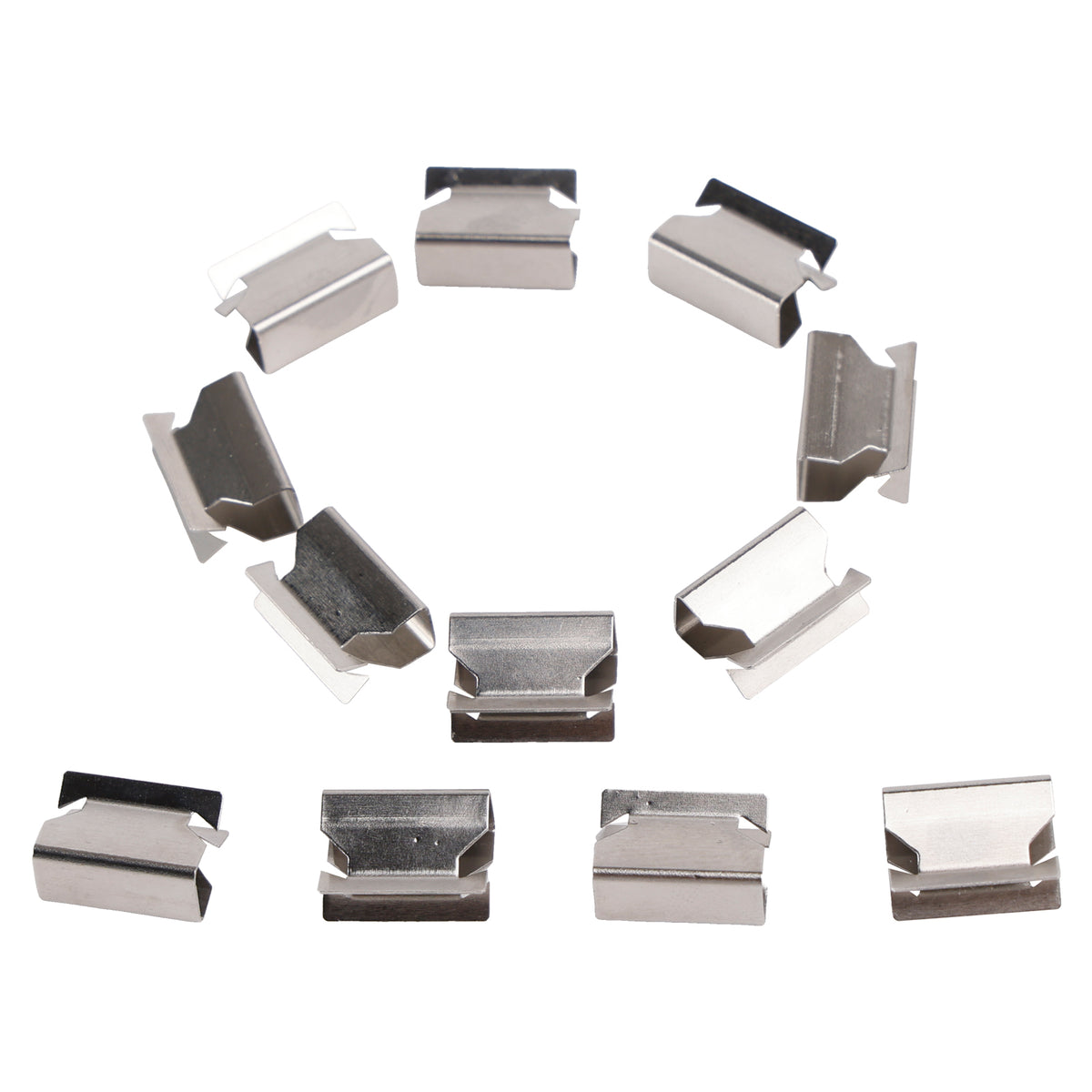 12x Pinces À Ressort De Lanterneau BG1113 Pour Cadre Intérieur Caravane Heki 3/4