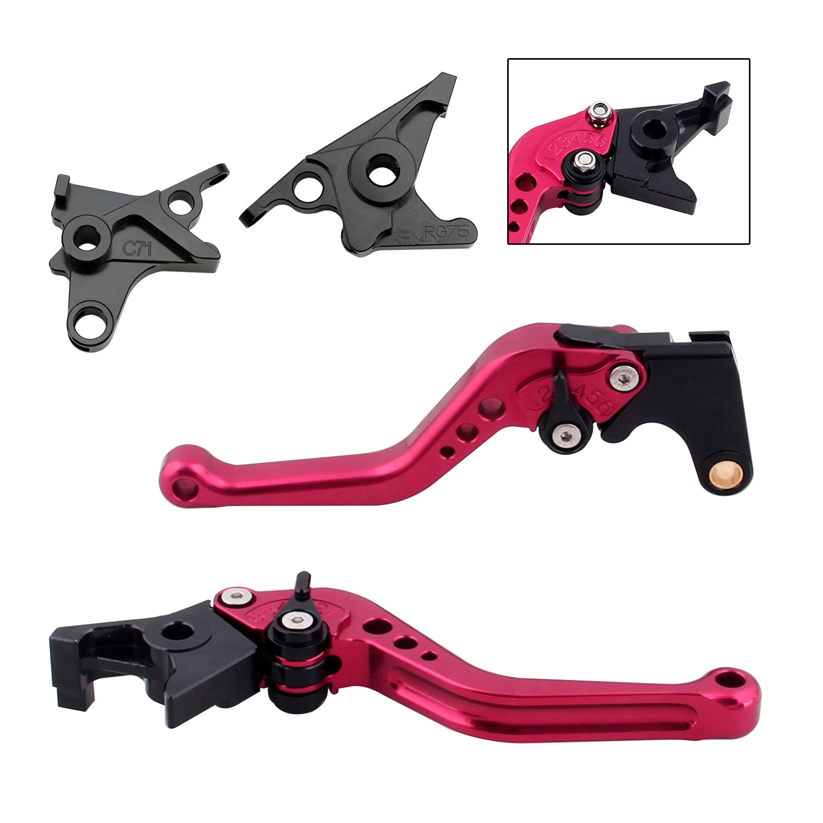 Levier de frein et d'embrayage court pour BMW R NINE T / PURE / RACER 2017-2023