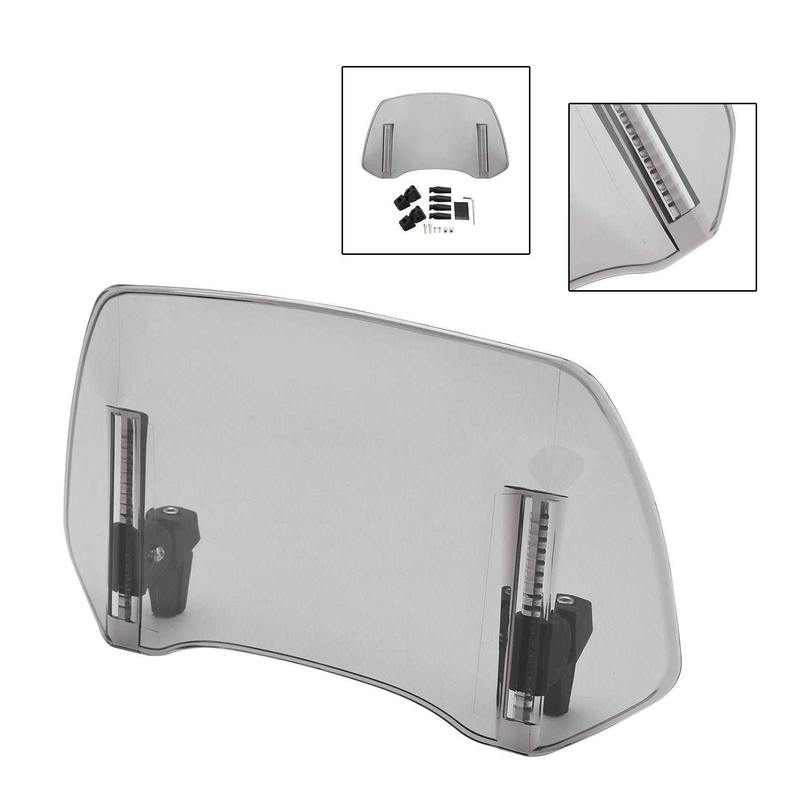 Univerzalni nastavljiv podaljšek deflektorja za vetrovnico na posnetek na vetrobranskem steklu