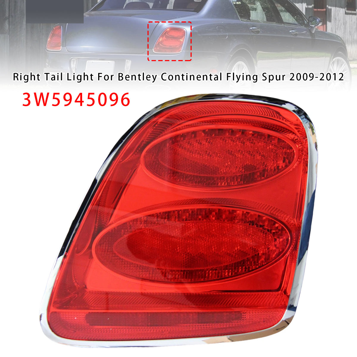 Right Tail Light Pour Bentley Continental Flying Spur 2009-2012