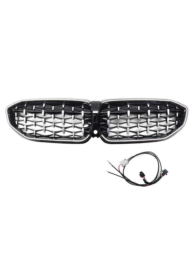 Grille de calandre en forme de diamant pour BMW Série 3 G20 2019-2022 51138072085