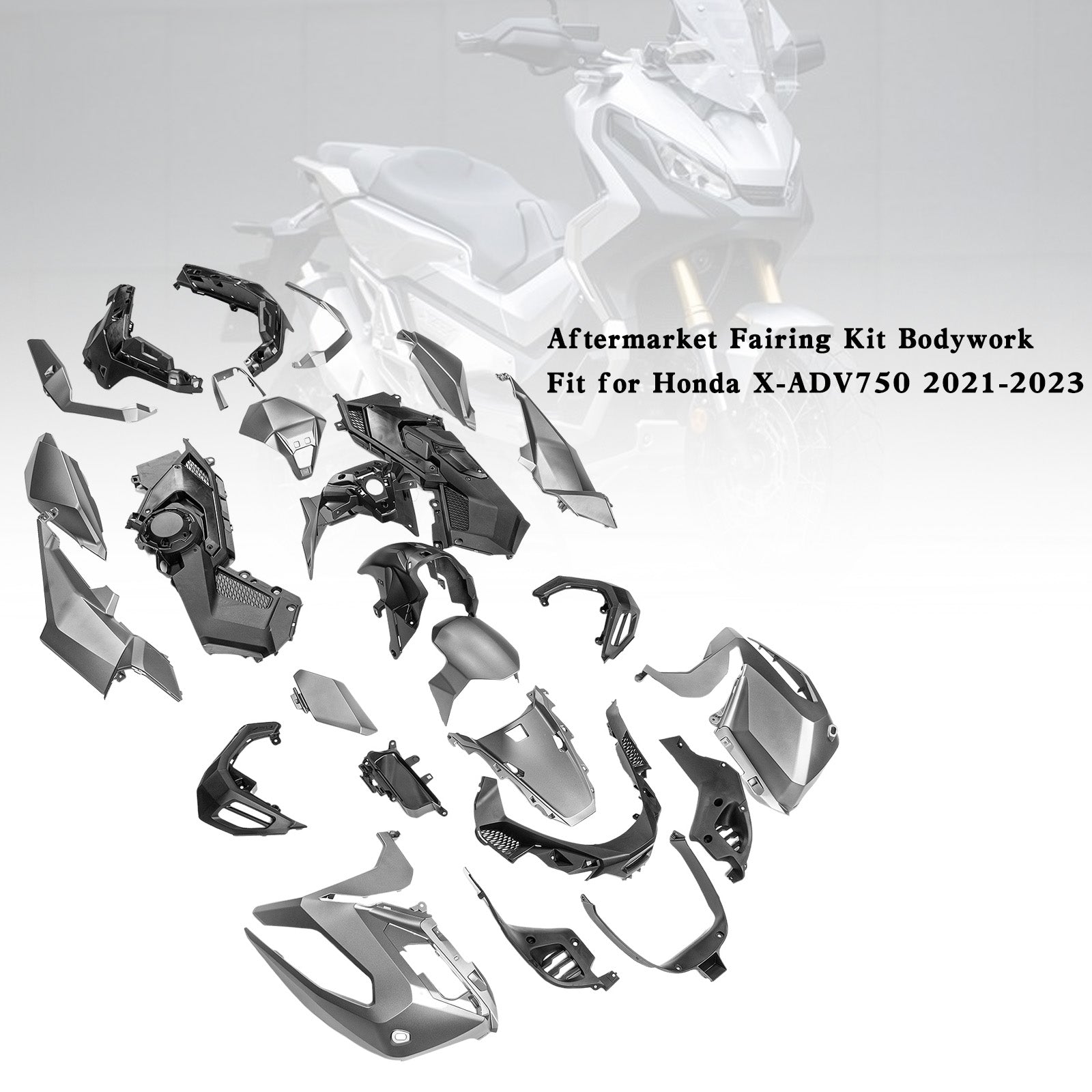 Carrosserie de carénage de moulage par injection pour Honda X-ADV 750 XADV750 2021-2023 04#