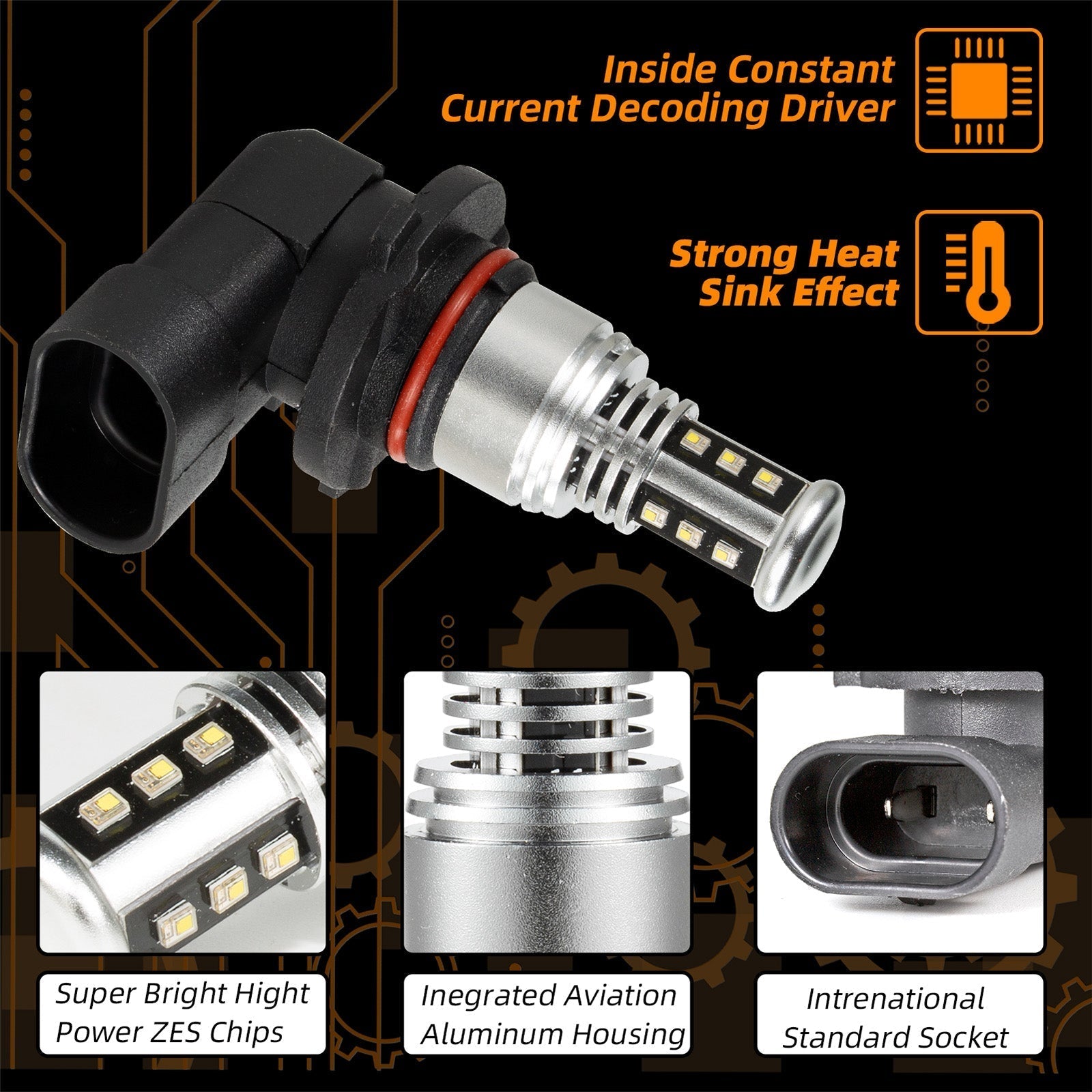 Optimice su visibilidad con las luces antiniebla LED V15 H7