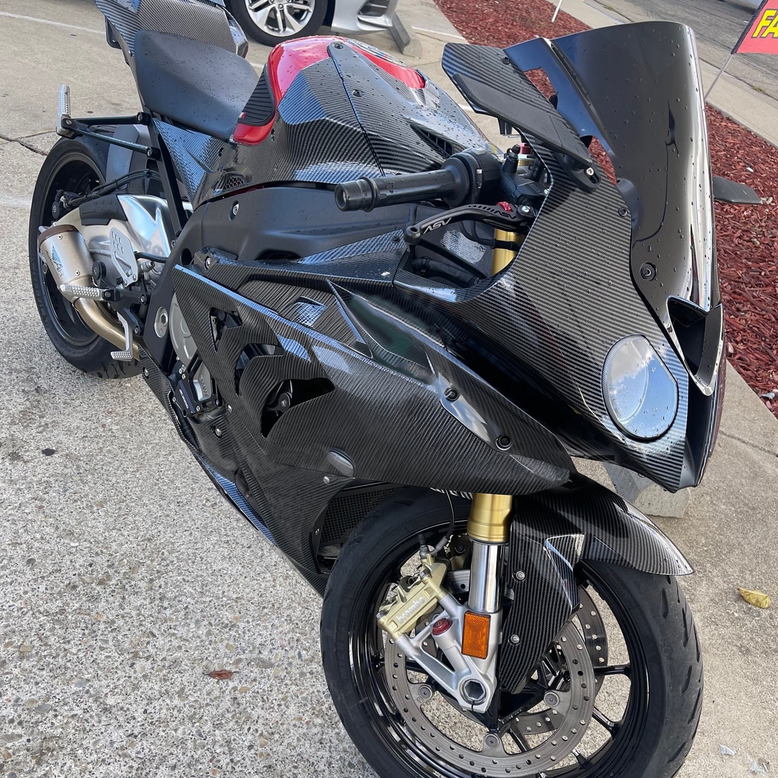 Kit de carénage injecté en plastique ABS pour BMW S1000RR 2017-2018