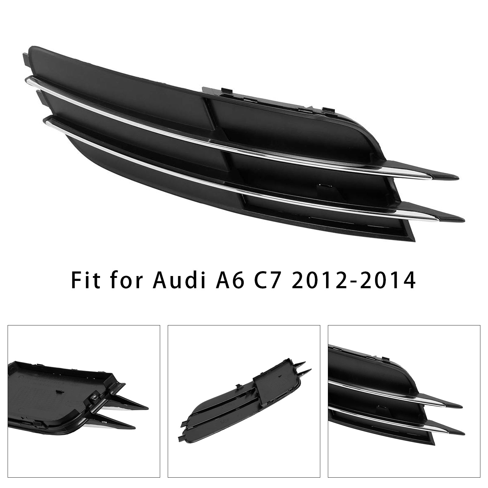 Linksvoor Bumper Grill Voor Audi A6 C7 2011-2014 Mistlamp 4G0807681