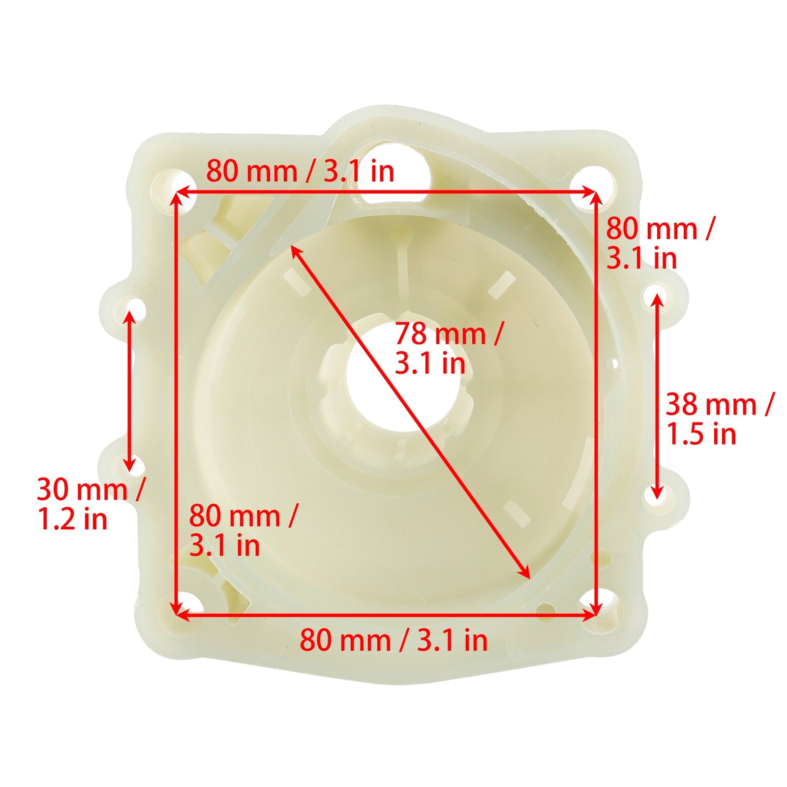 Caso de la bomba de agua de desglose para Yamaha 2 veces 100 CV-25 CV 61A-44311-01-00