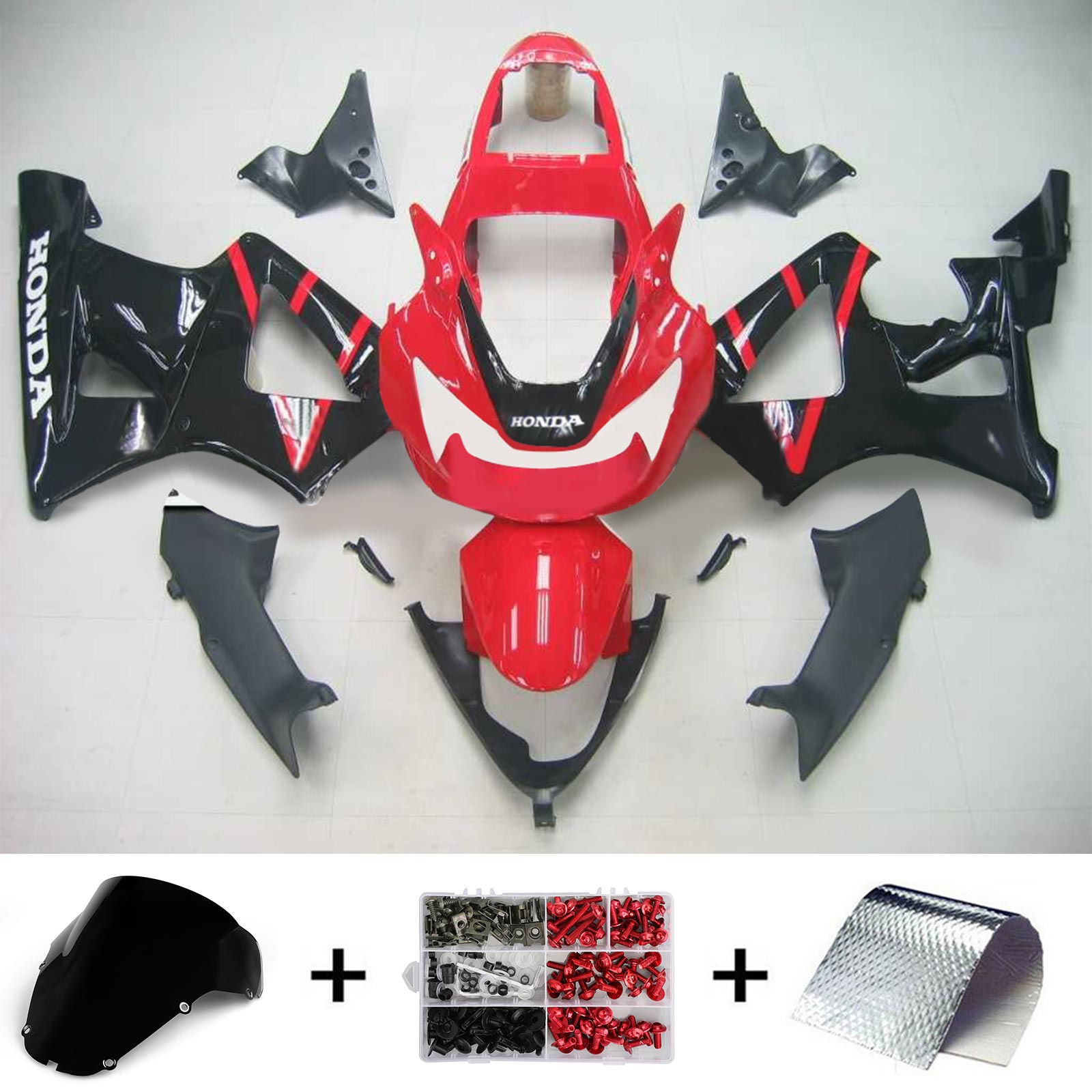 Kit carenatura carrozzeria iniezione plastica ABS Honda CBR929RR 2000-2001