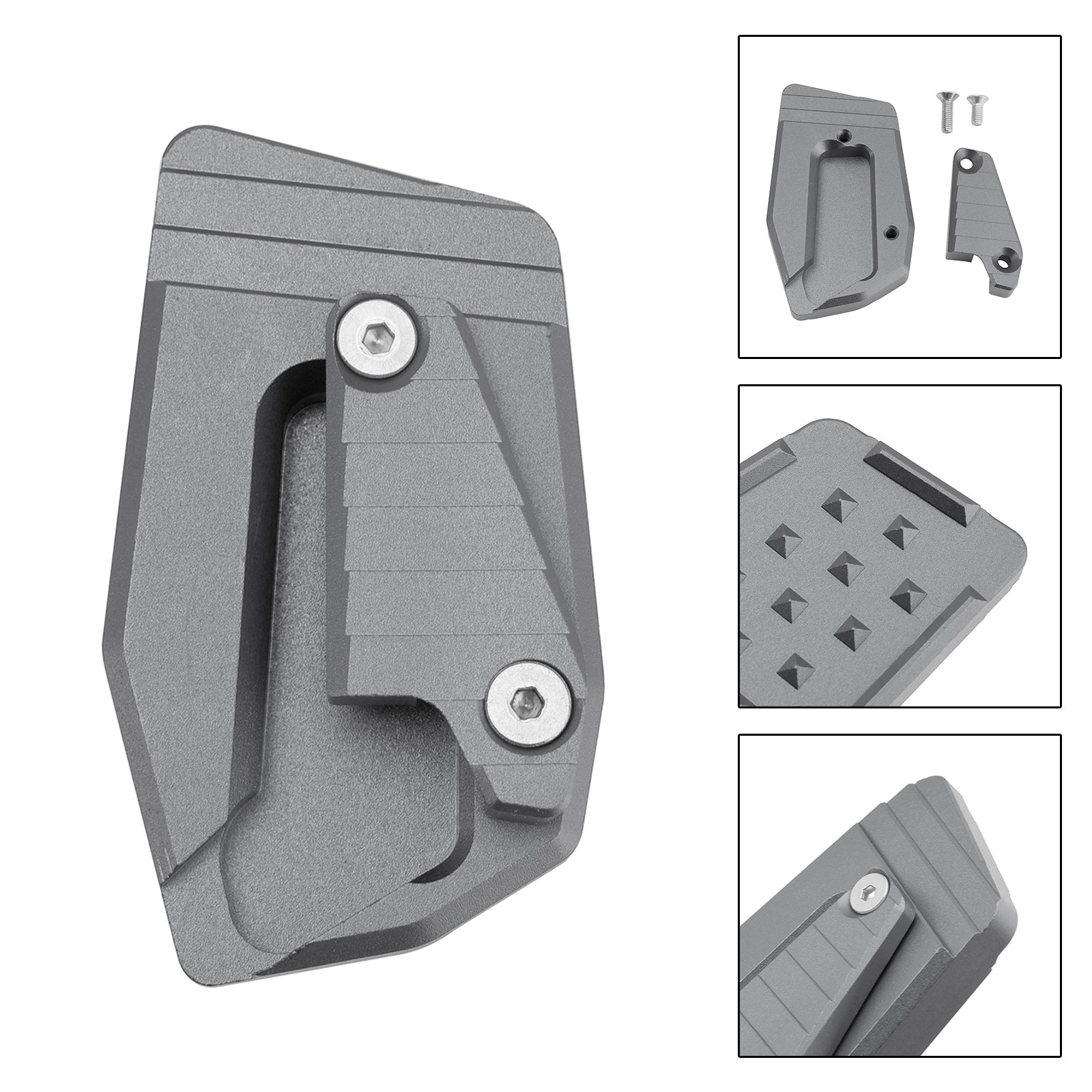 Piastra di rinforzo cavalletto laterale compatibile con BMW K1600B, K1600 Bagger e K1600GA (2018-2025)