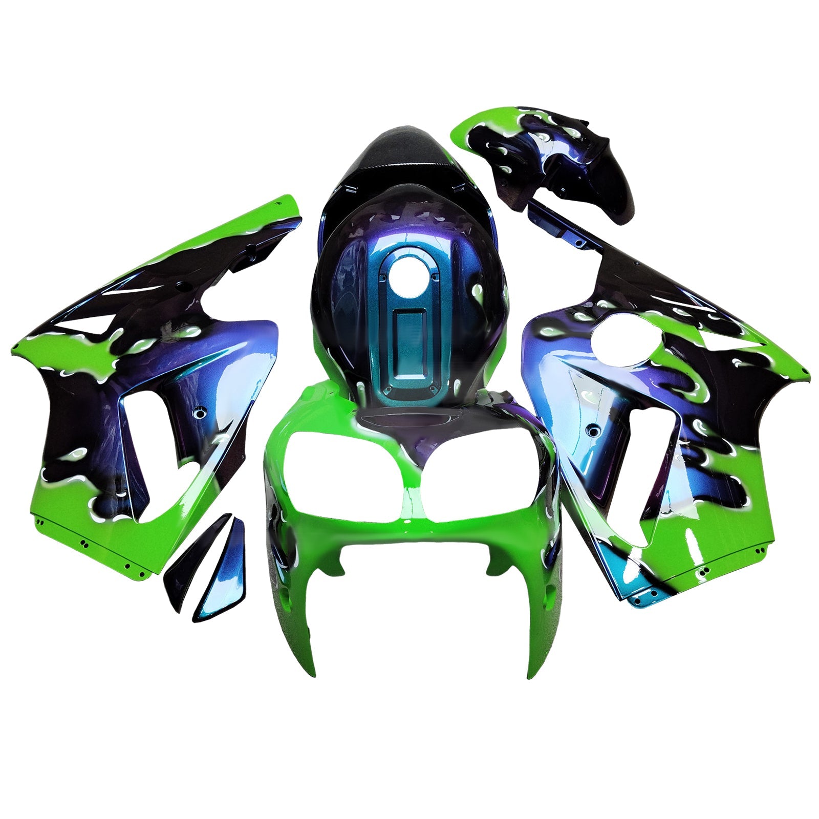 Injekcijski komplet, plastično telo za Kawasaki ZX12R 2000-2001