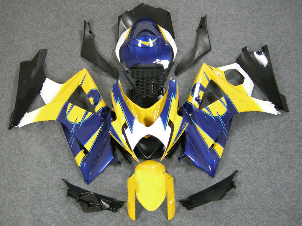 Kit de carénage par injection, carrosserie en plastique ABS, compatible avec Suzuki GSXR1000 2007-2008