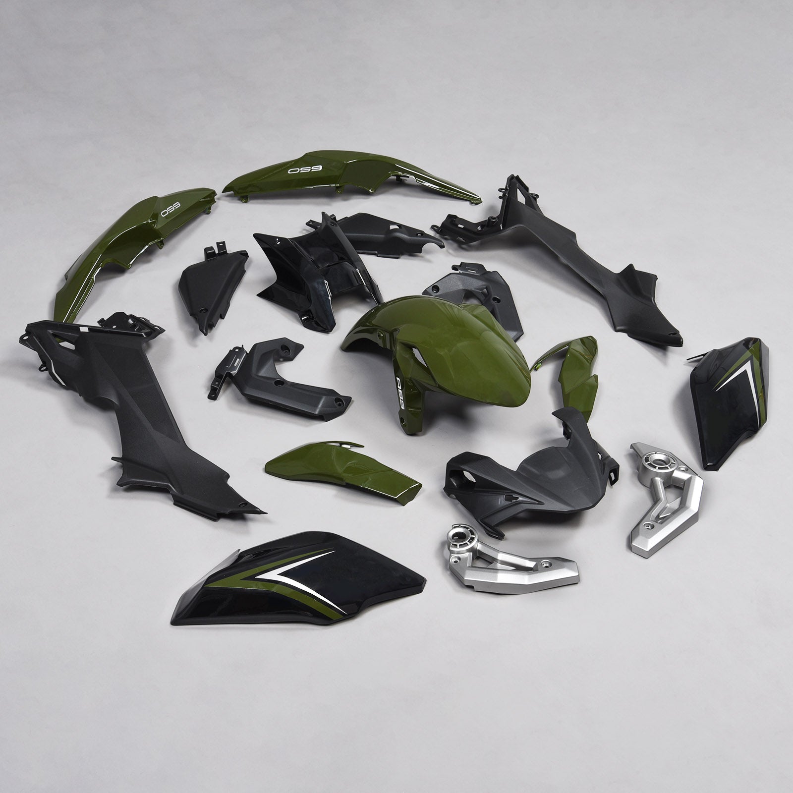 Kit de carénage en plastique ABS pour Kawasaki Z650 2017-2019