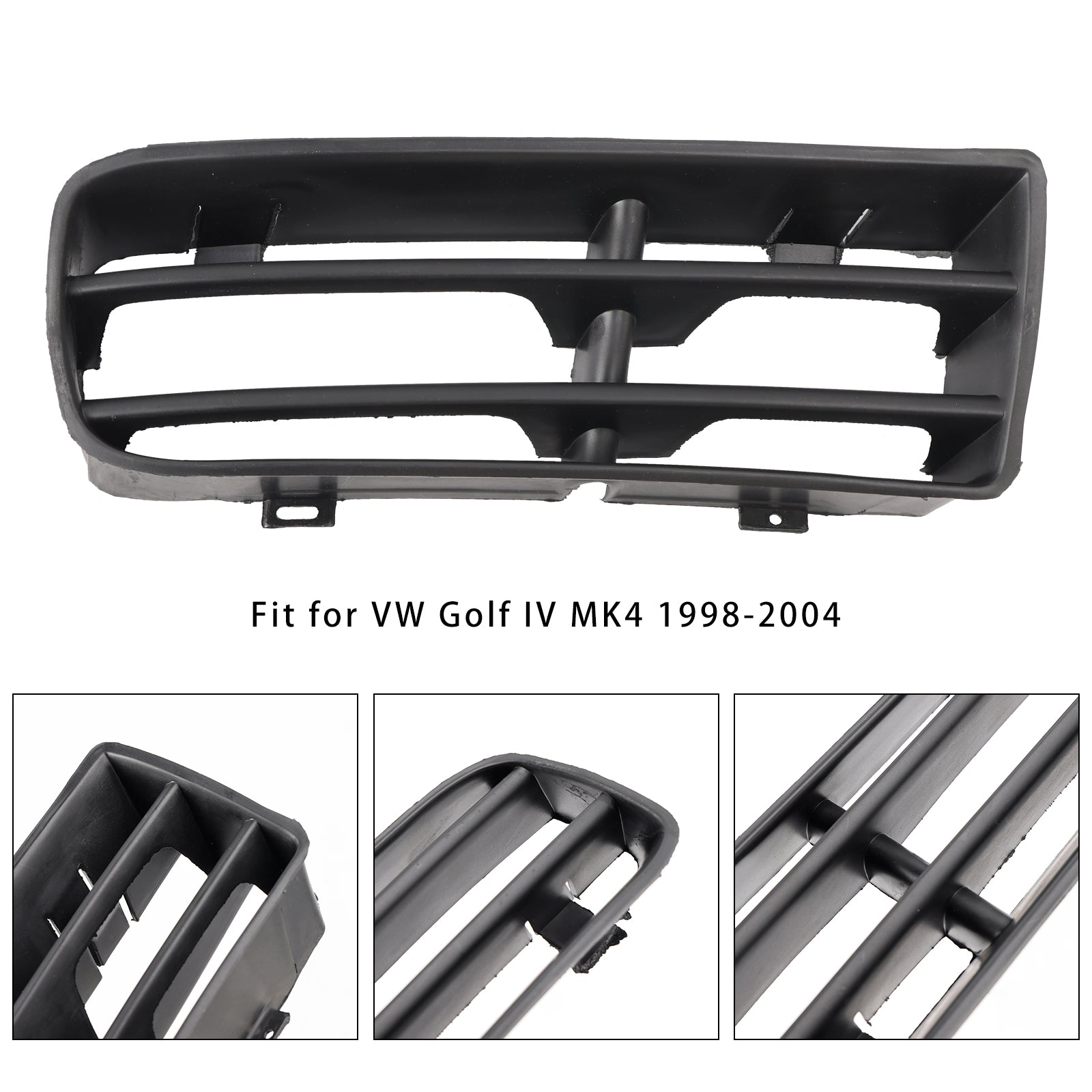 Grille de pare-chocs avant droite et feu antibrouillard pour VW Golf IV MK4 1998-2004 1J0853666E 1J0853666G