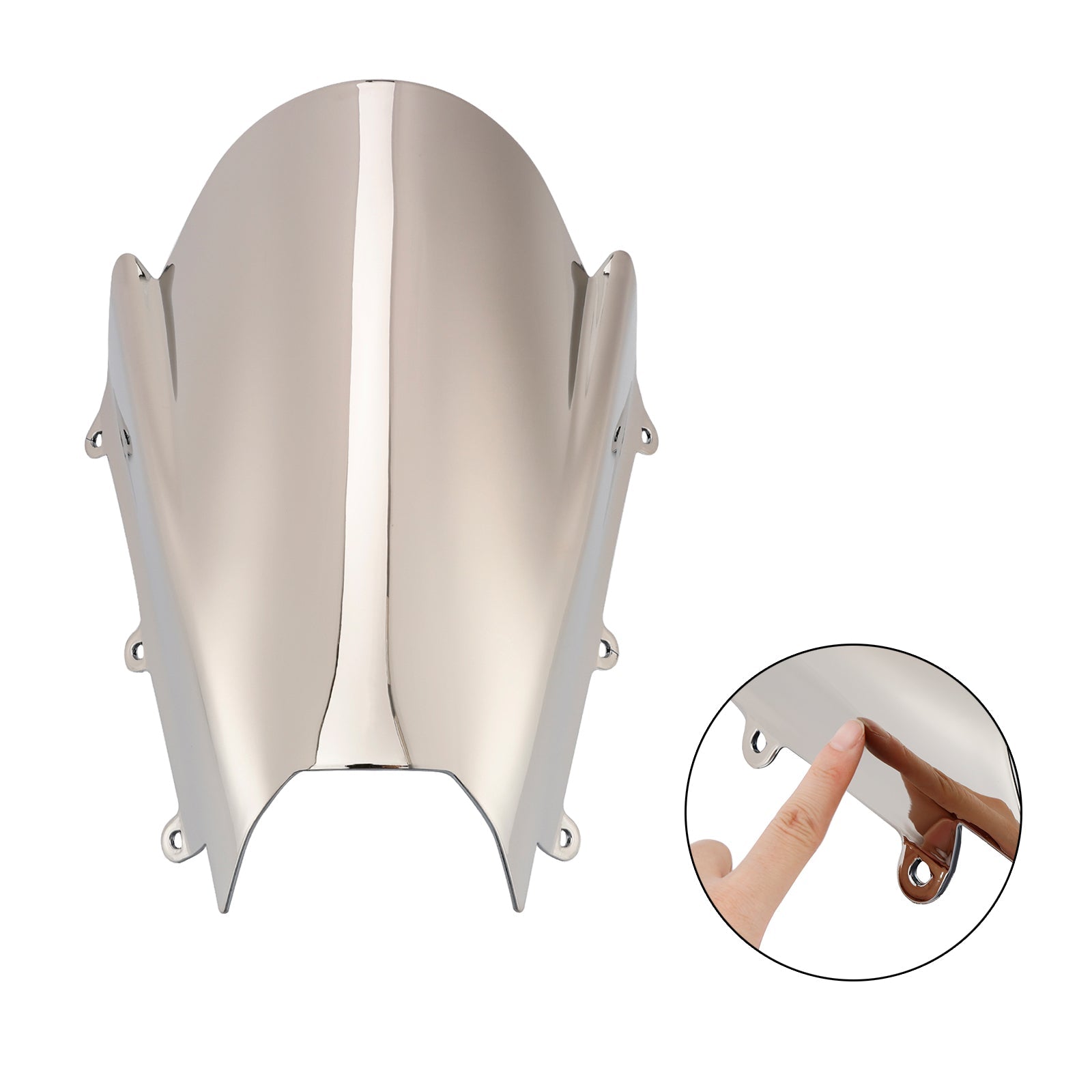 Windscherm compatibel met Suzuki GSX-8R 2024-2025 zwart