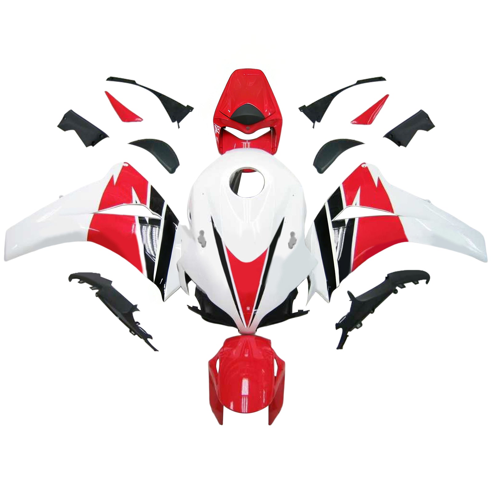Kit de carénage injecté en plastique ABS pour Honda CBR1000RR 2008-2011