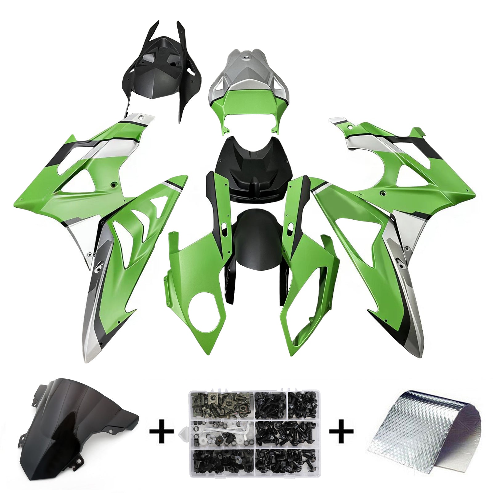 Kit de carénage injecté en plastique ABS pour BMW S1000RR 2017-2018
