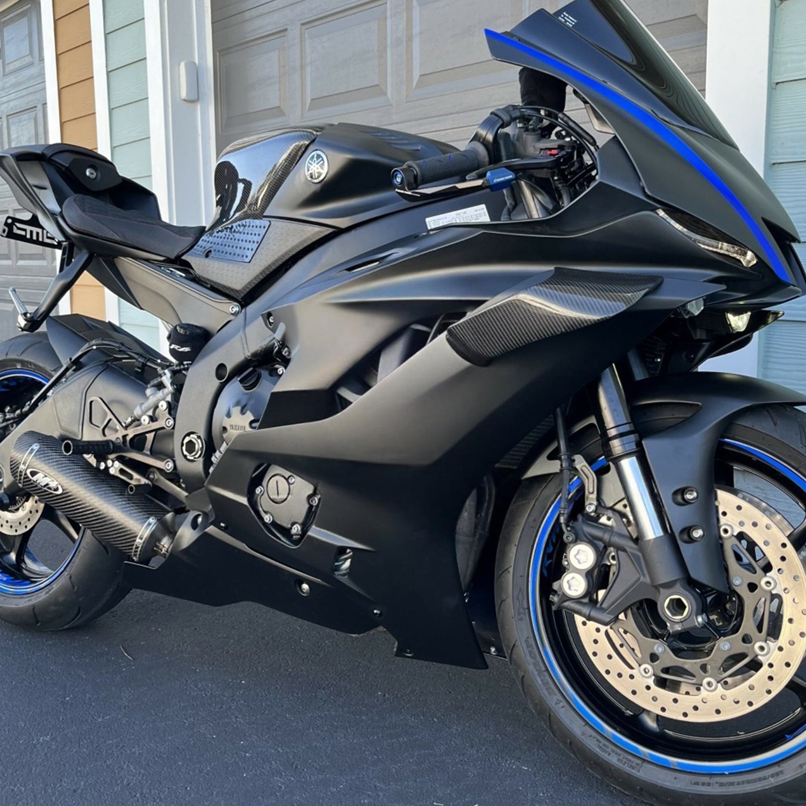 Kit de carenado inyectado de plástico ABS para Yamaha YZF-R6 2017-2023