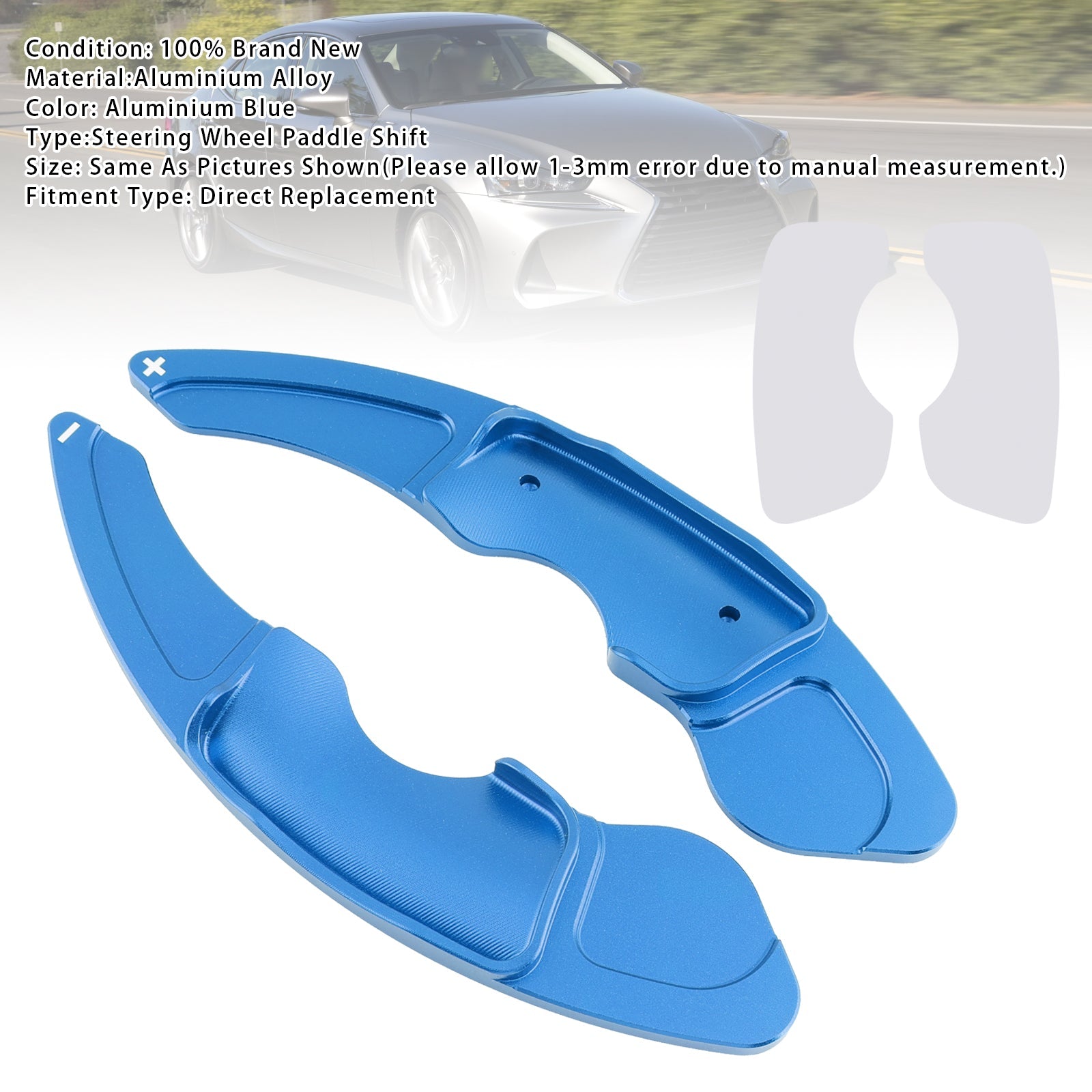 Extensions de palettes de changement de vitesse au volant pour Lexus IS RC RCF NX