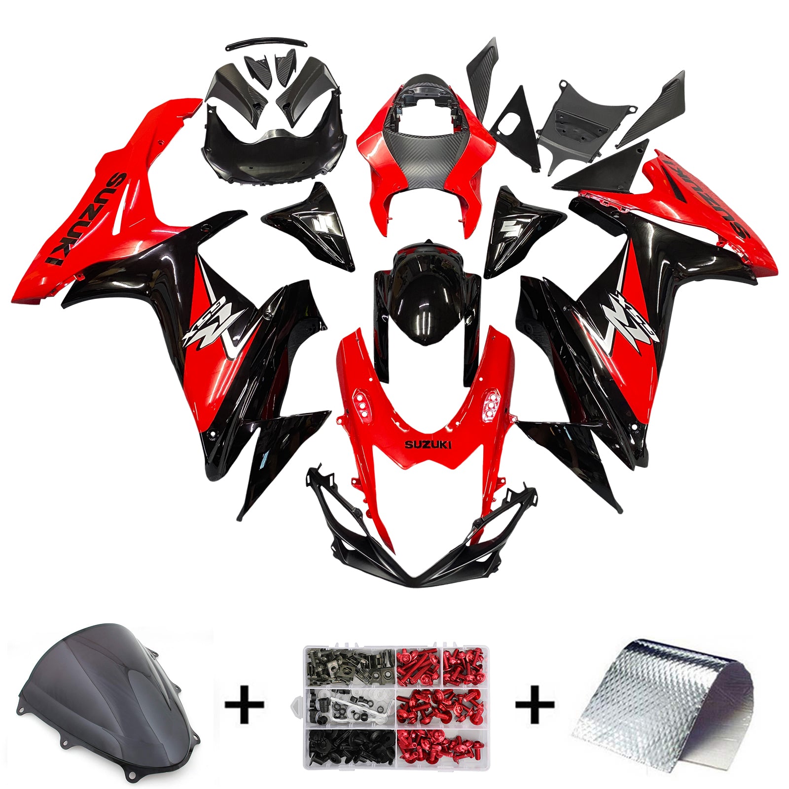Kit de carénage en plastique ABS pour Suzuki GSXR 600/750 2011-2025 K11