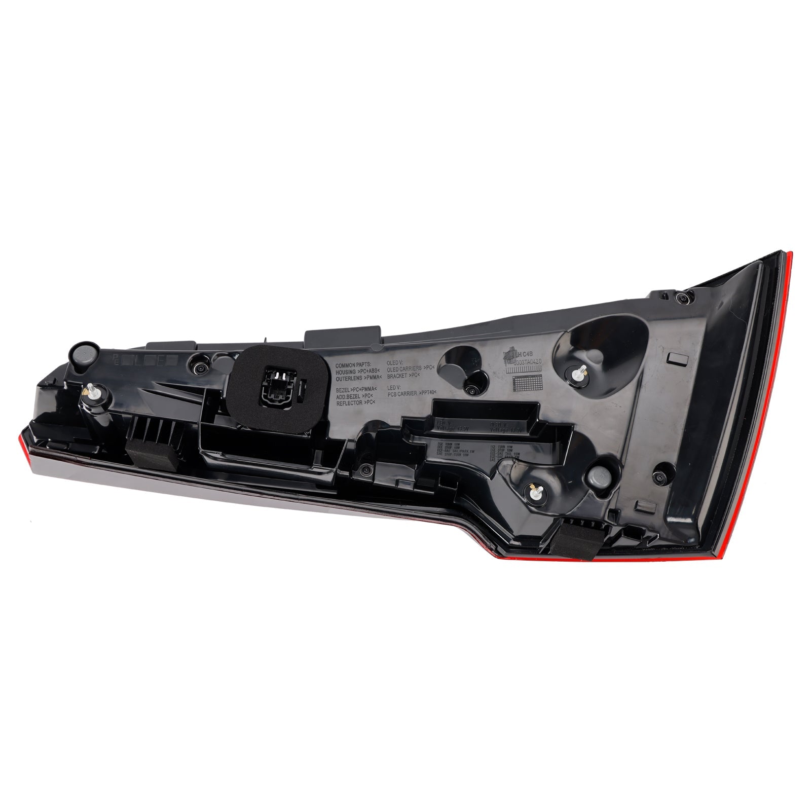 Feu arrière gauche à LED pour Audi Q5 MK2 restylée (2021-2024), 5 broches