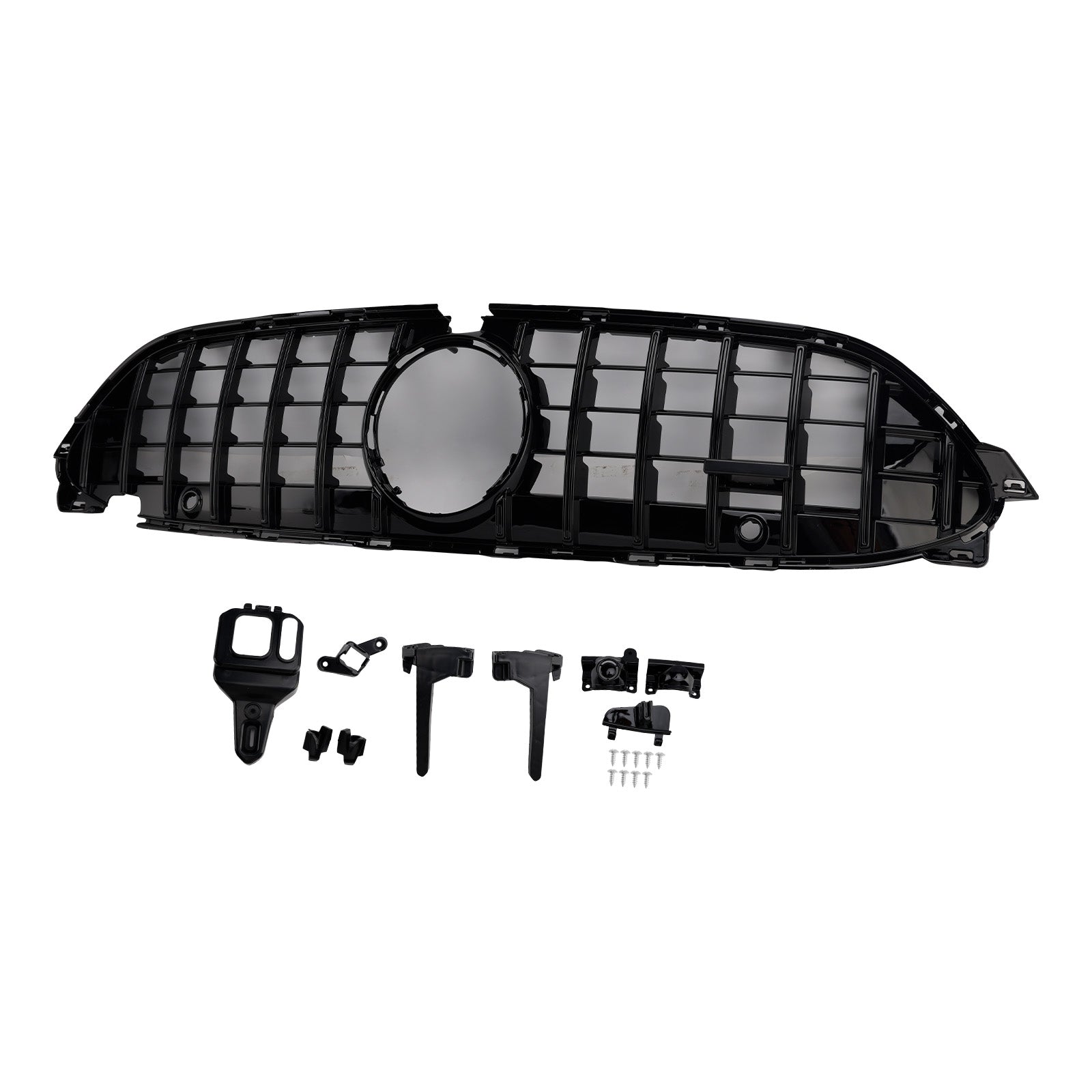 Calandre de pare-chocs avant noire pour Mercedes-Benz Classe CLE W236 C236 (2024-2026).