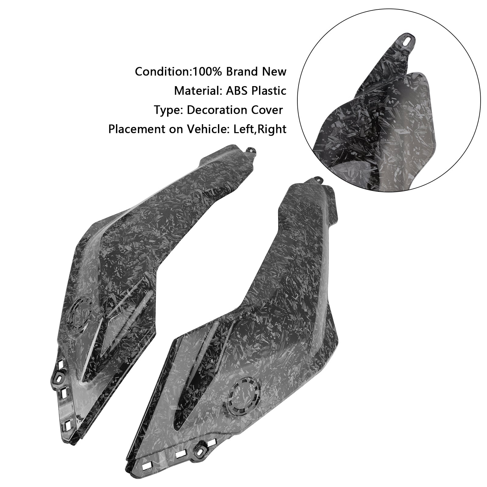 Couvercle de réservoir latéral et carénage pour BMW R1300GS 2024-2025