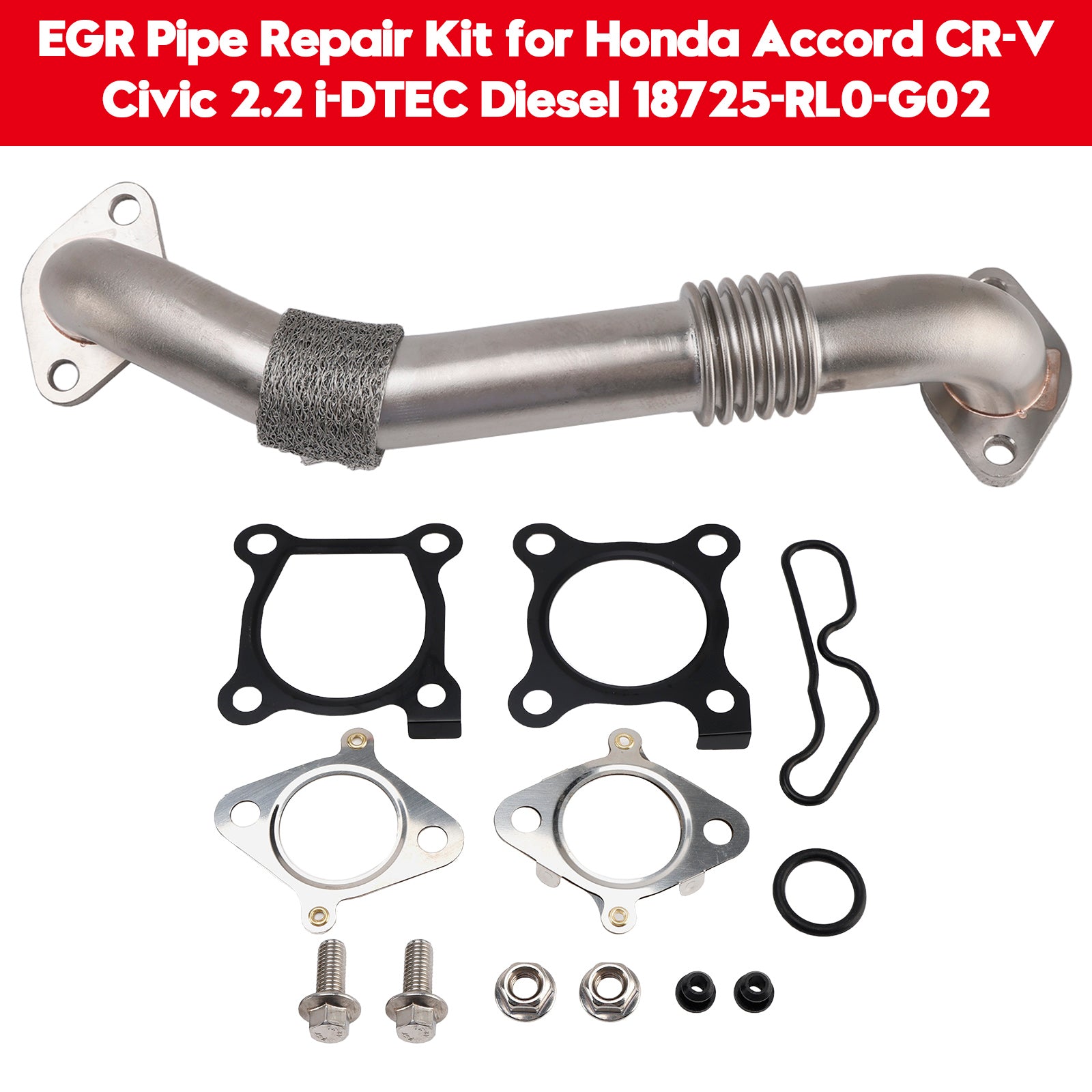 Kit Honda 2.2 I-Dtec Egr Honda Hose Kit-18725-Rl0-G02