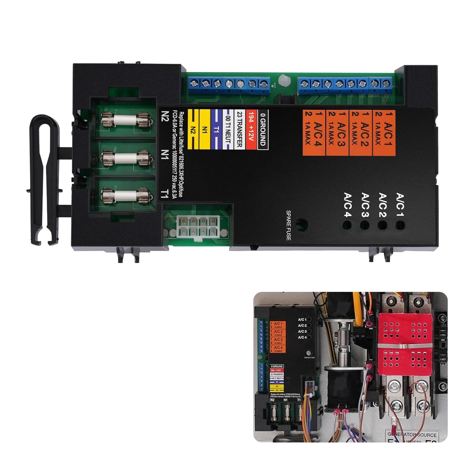 Modulo di spargimento di carico di carico intelligente (SACM) con generatore per generatore generac A000449959