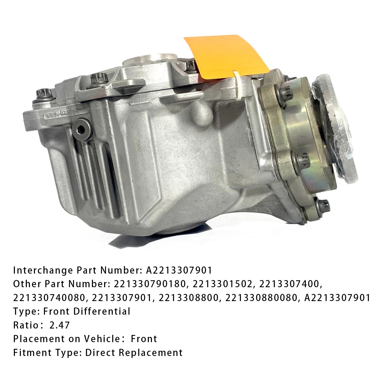 Różniczkowy d&Mercedes-Benz CLS450 S63 S450 oś przednia, bieg 2.47 A2213307901