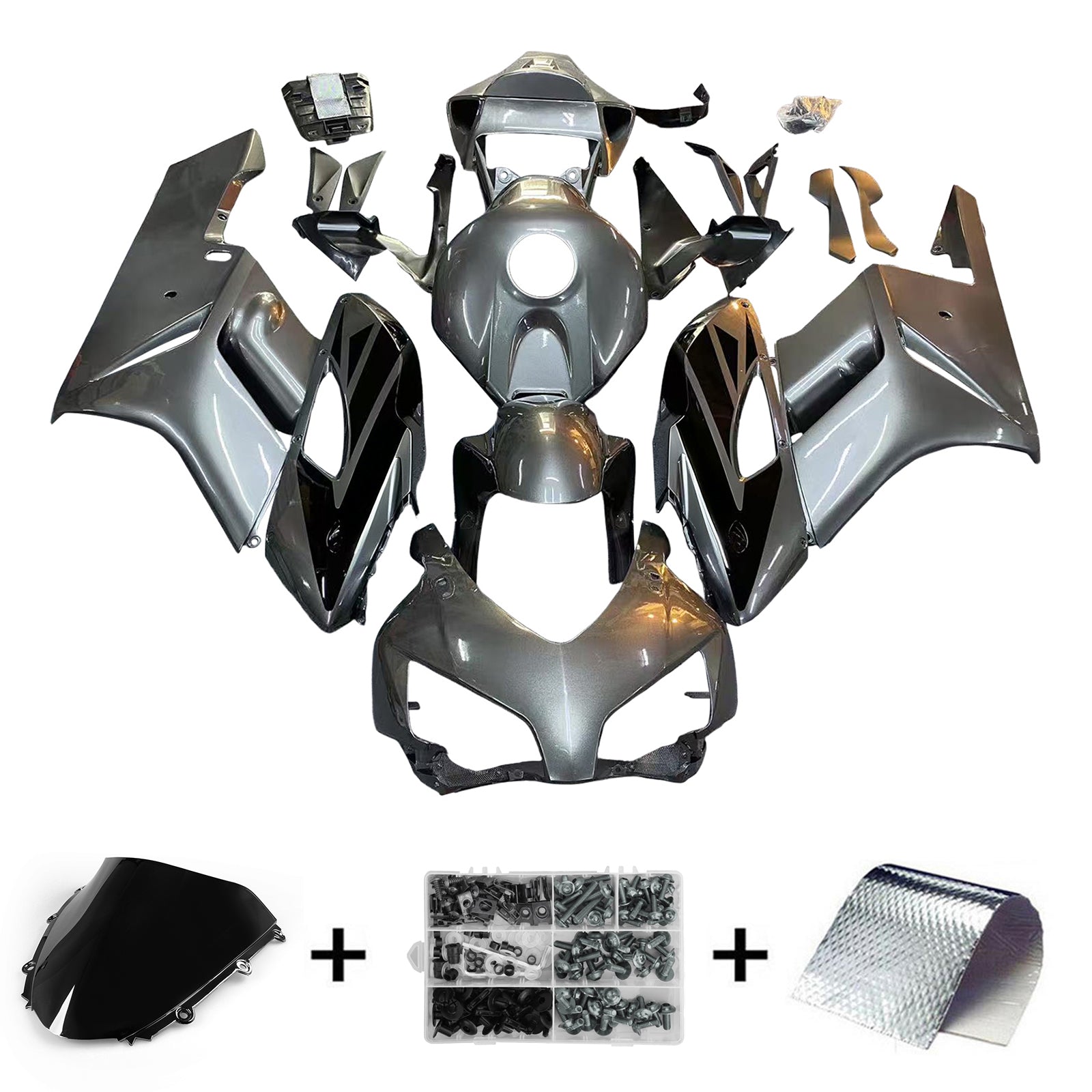 Kit de carénage par injection, carrosserie en plastique ABS pour Honda CBR1000RR 2004-2005