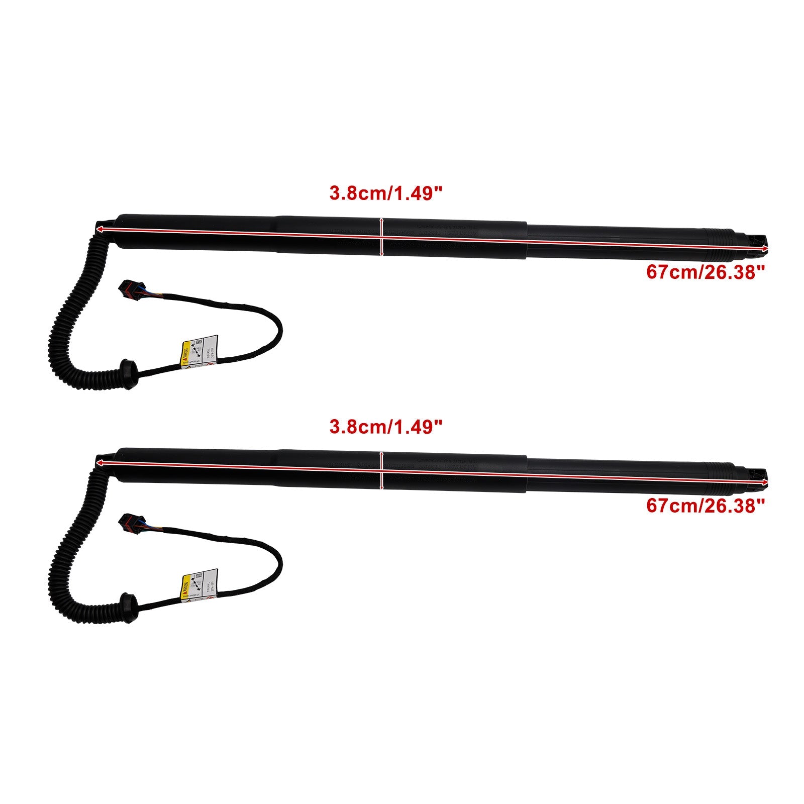 Vérin à gaz électrique de hayon arrière (2 pièces) pour VW Tiguan AD1 (2016-2019) NA827851A