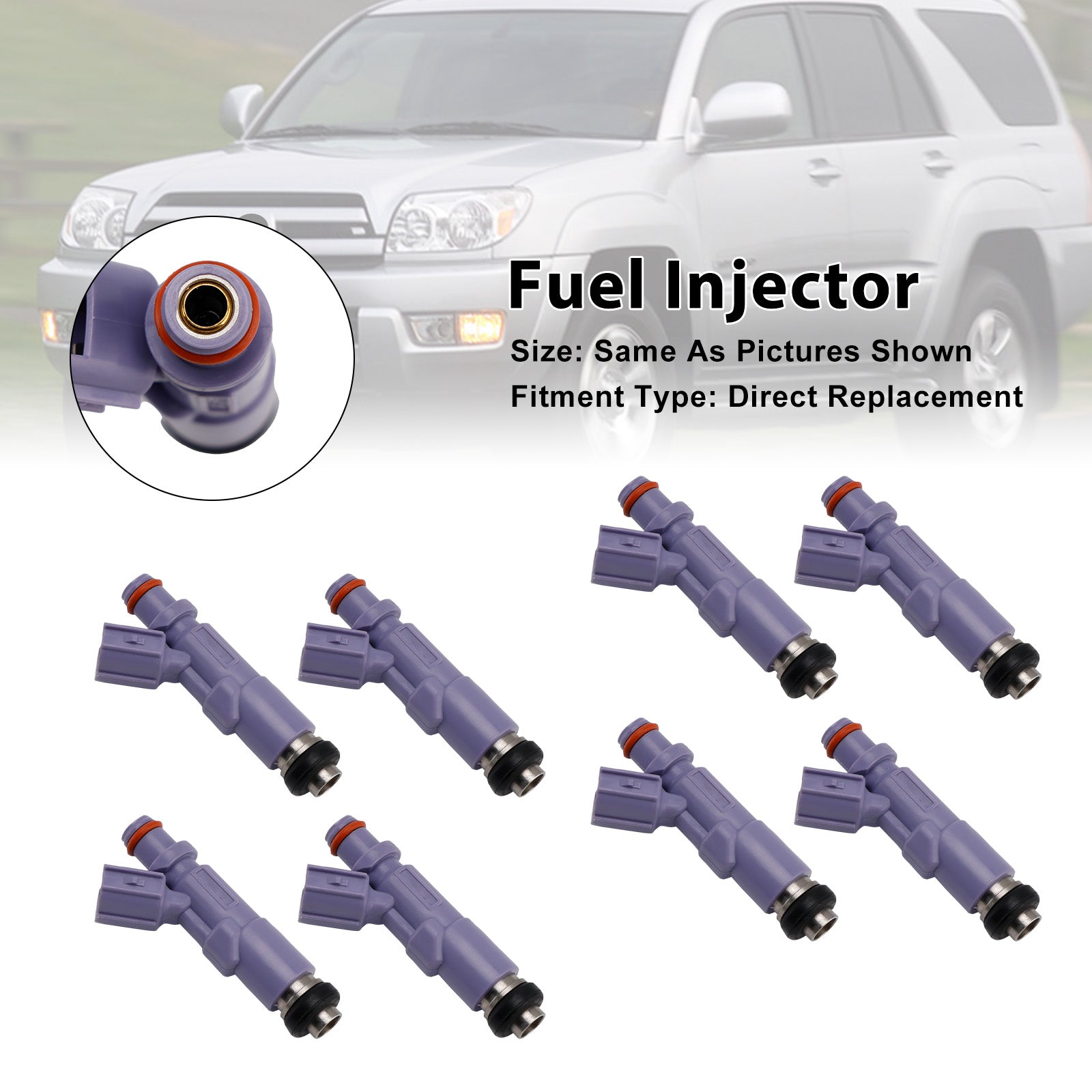 8 injecteurs de carburant 832-11116 pour Lexus IS200/300 99-05 GX470/ LX470 4.7L 05-09