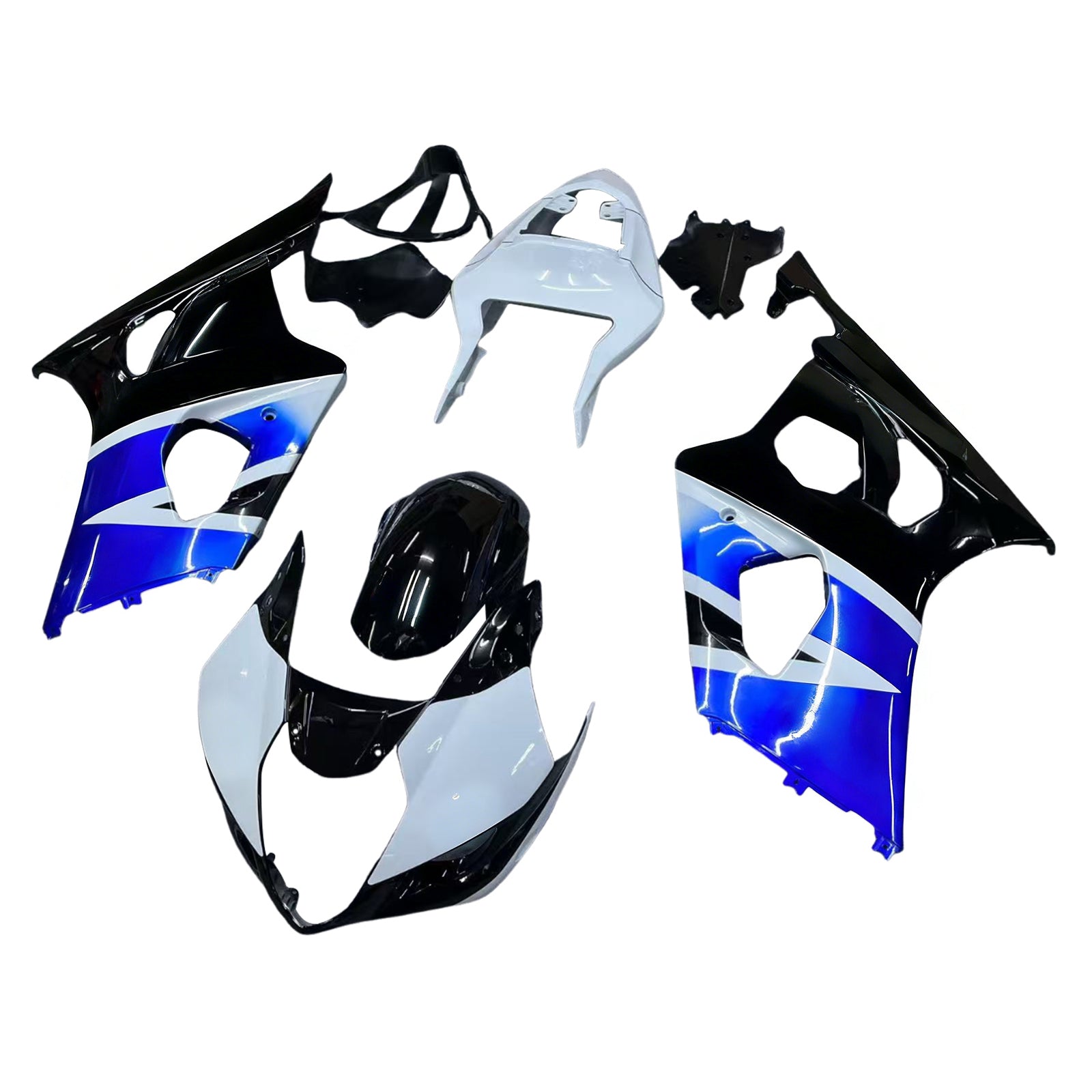 Kit de carénage par injection, carrosserie en plastique ABS, compatible avec Suzuki GSXR1000 2003-2004