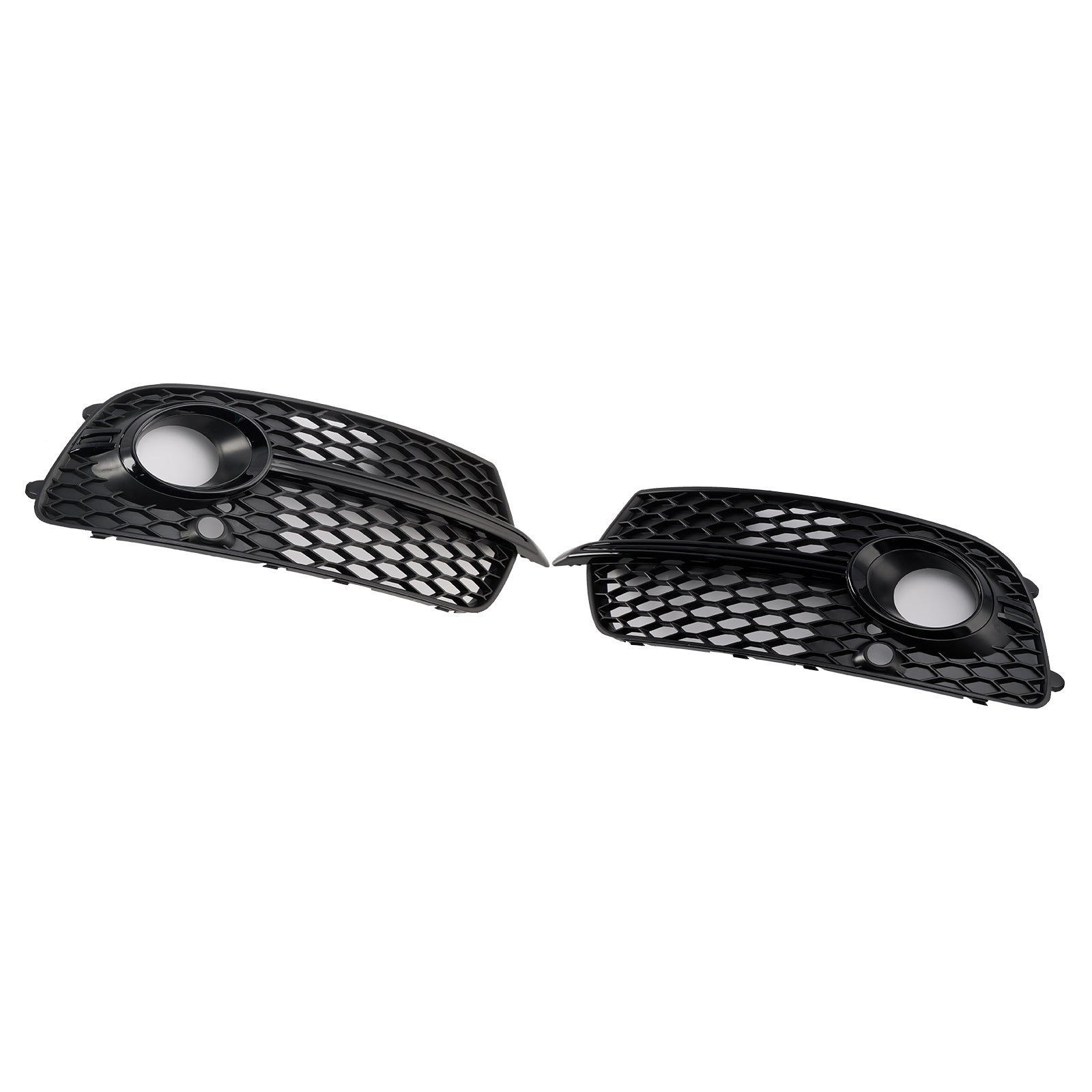 Black Front Fog Light Grille voor Audi Q5 S-Line SQ5 2013-2017