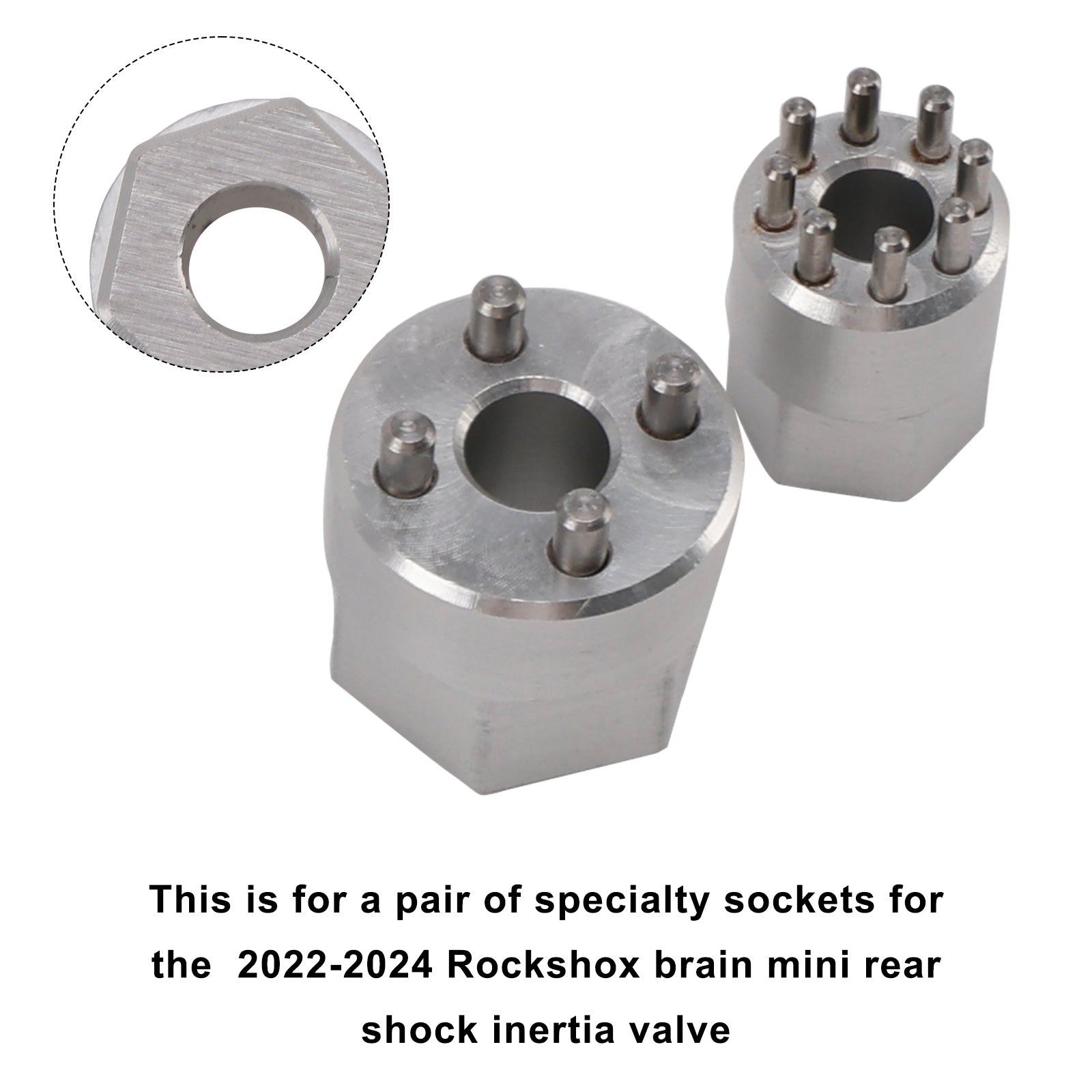 Herramienta de válvula&Juego de bujes de volante RockShox Brain 2022-2024 para amortiguador Specialized MINI