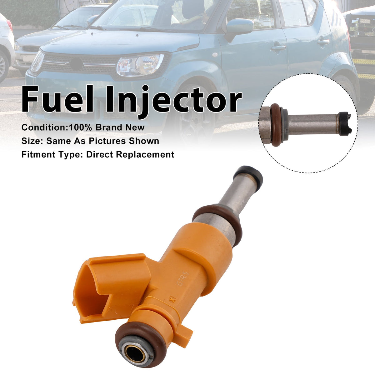 1 inyector de combustible para Suzuki Ignis 2017-2024 Jimny 2023-2024 15710M68P01.