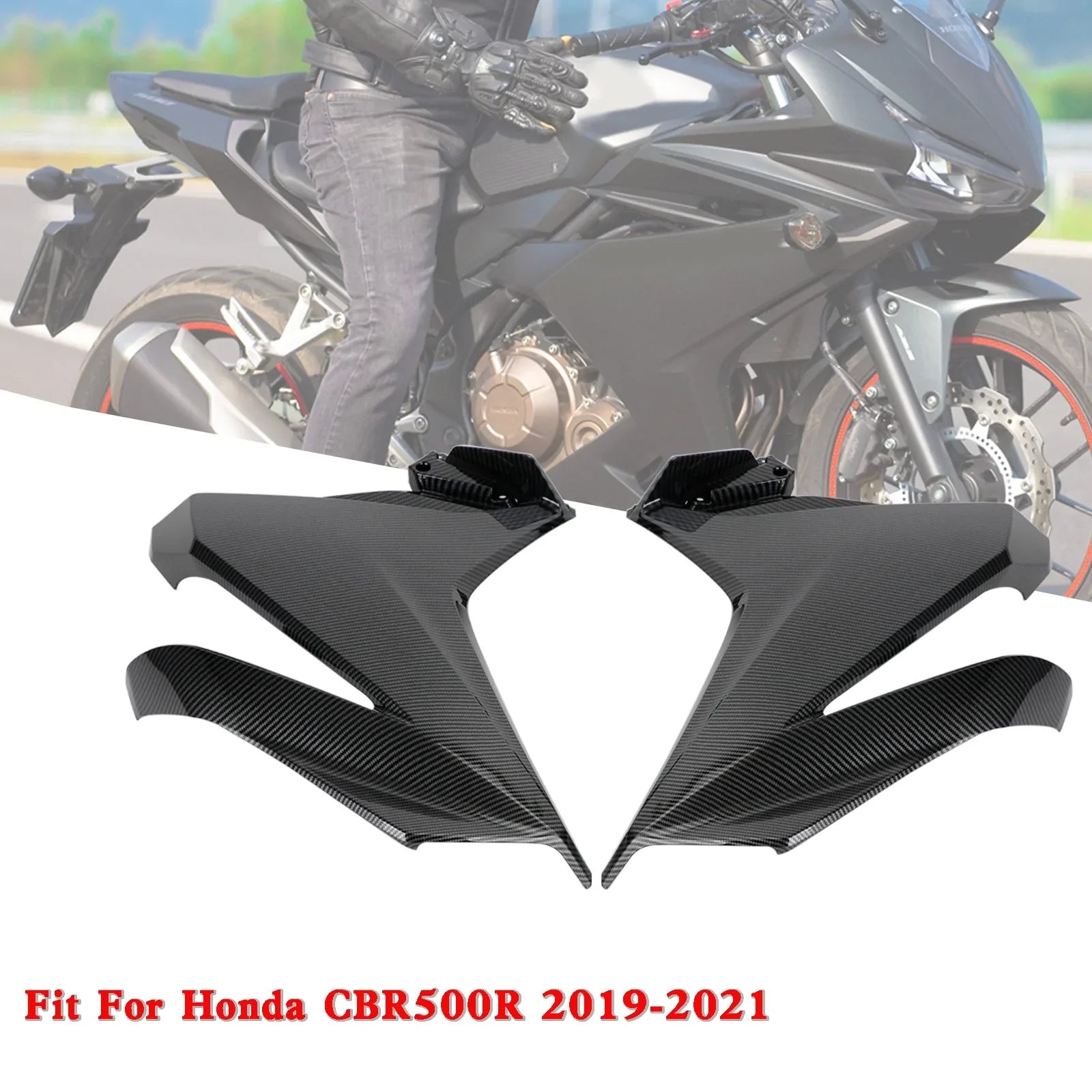 Carenado de Panel de cubierta de marco lateral para Honda CBR500R 2019-2021