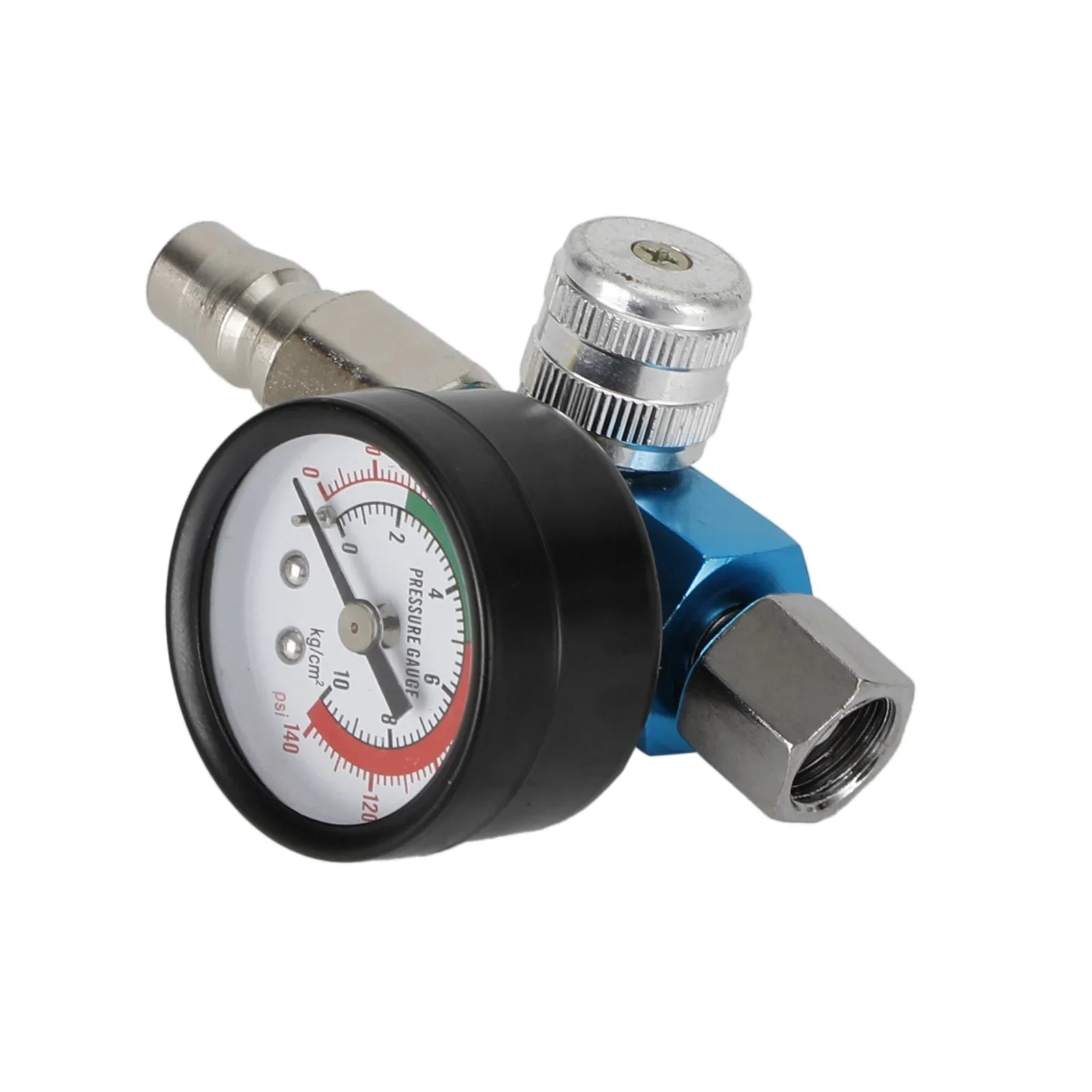 Outil de valve de régulateur d'air bleu Mini 1/4 "jauge de pressostat pour pistolet à peinture