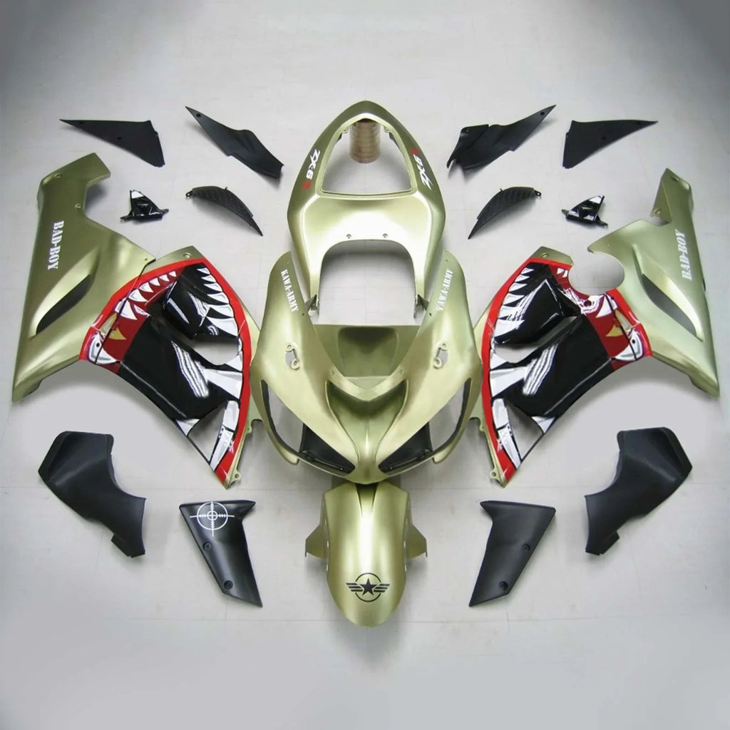 Amotopart Verkleidungsset für Kawasaki ZX6R 636 2005-2006 Generic