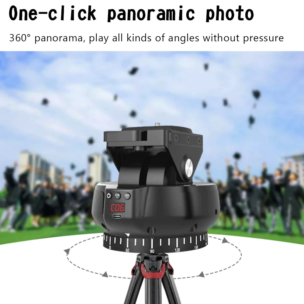 Tête rotative panoramique à 360° adaptée aux téléphones portables/appareils photo, etc.