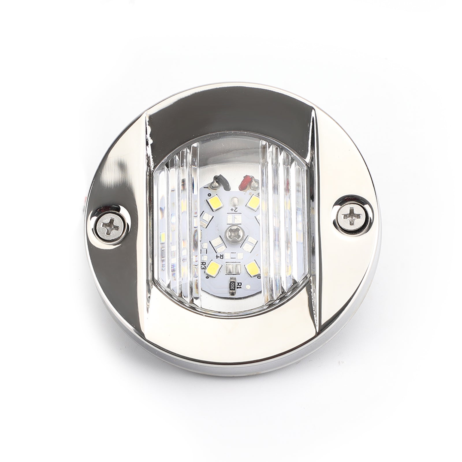 2pcs LED mornariška jahta jahta krom sidrno krmo svetlob