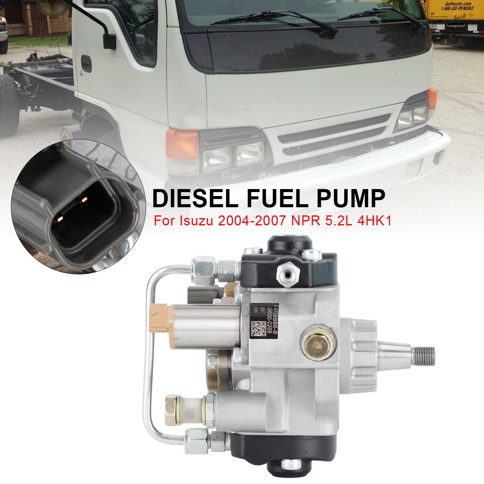 2004-2007 Isuzu 5.2L NPR 4HK1 Diesel 2940000267 Pompe à essence 294000-0266 Fedex Express