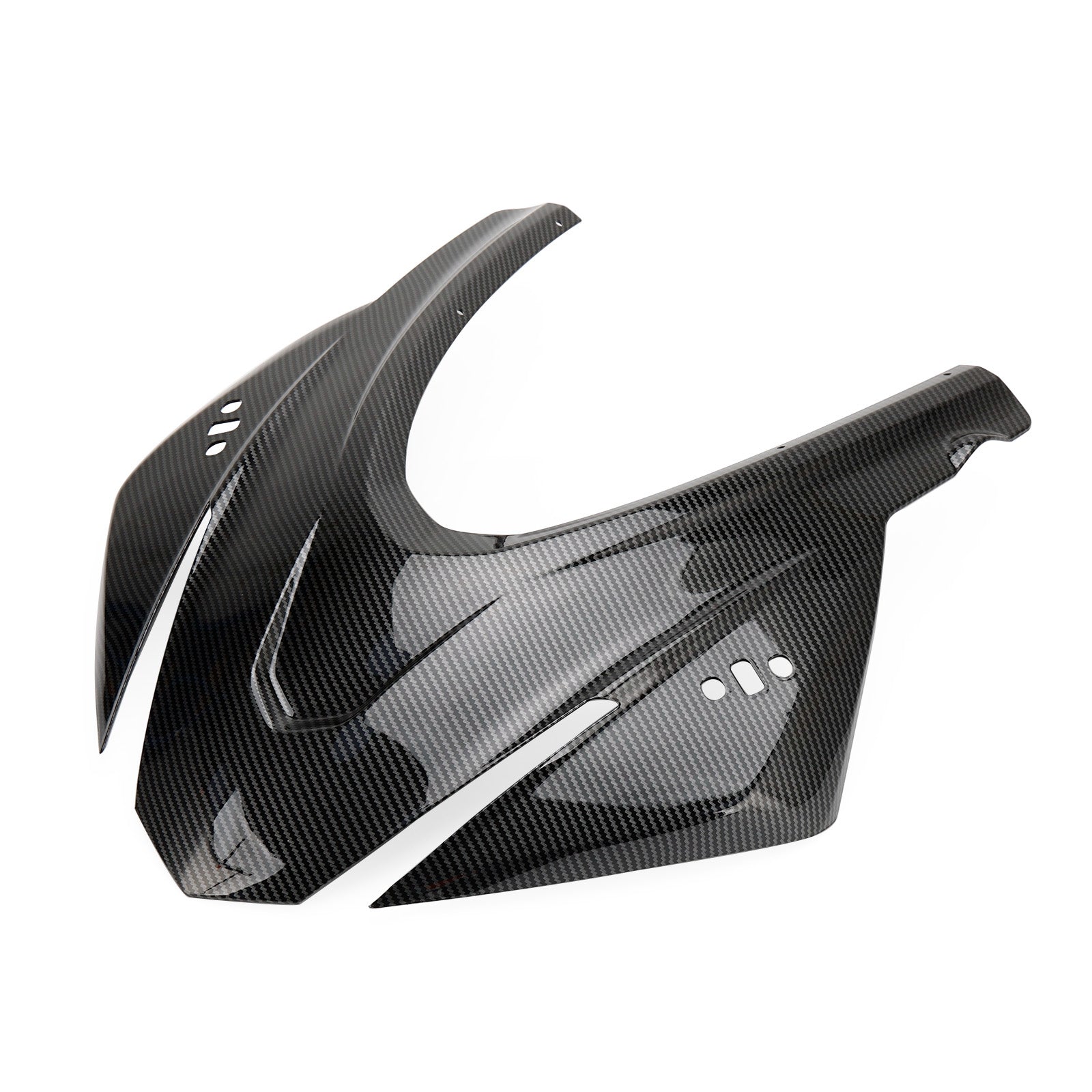 Aprilia RS 660 2020-2024 Cache de carénage de nez de capot de phare avant en carbone