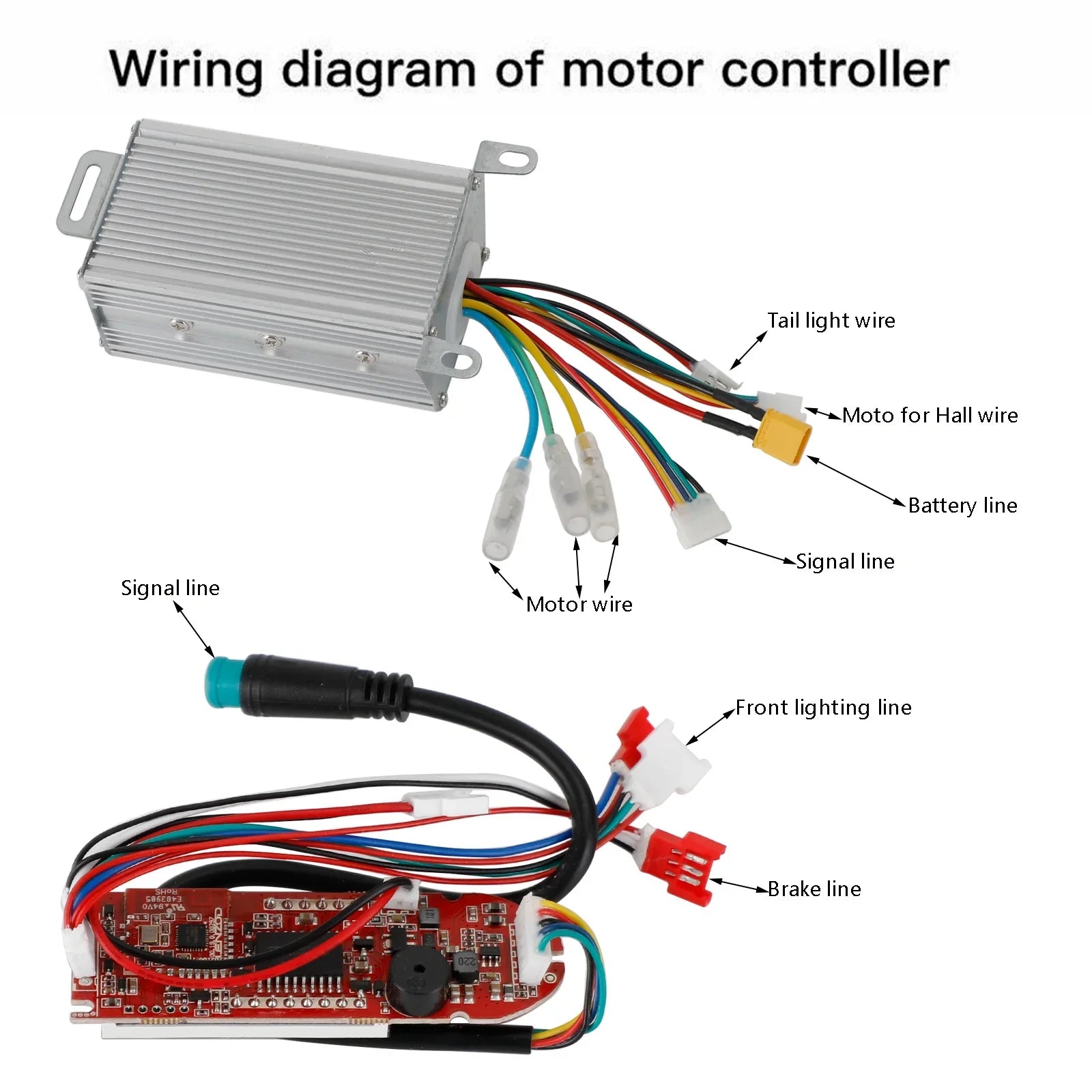 Kit de módulo de Control de placa Bluetooth controlador 36V350W para patinete eléctrico M365/PRO