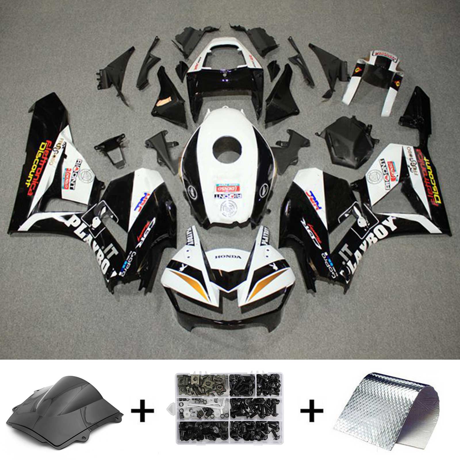 Amotopart Honda CBR600RR 2013-2023 F5 Kit Carénage Carrosserie Plastique ABS