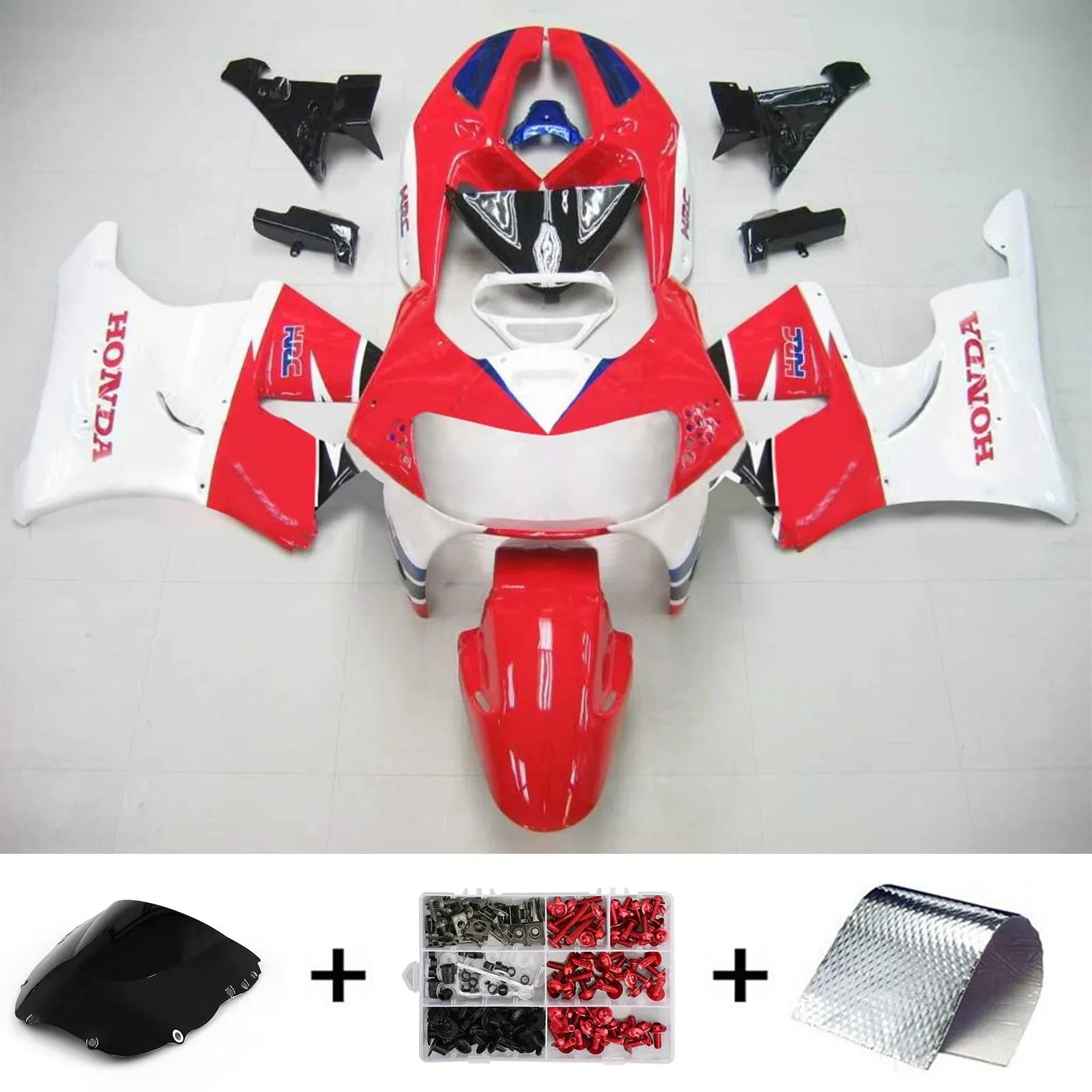 Amotopart Honda CBR900RR 919 1998-1999 Kit de carénage