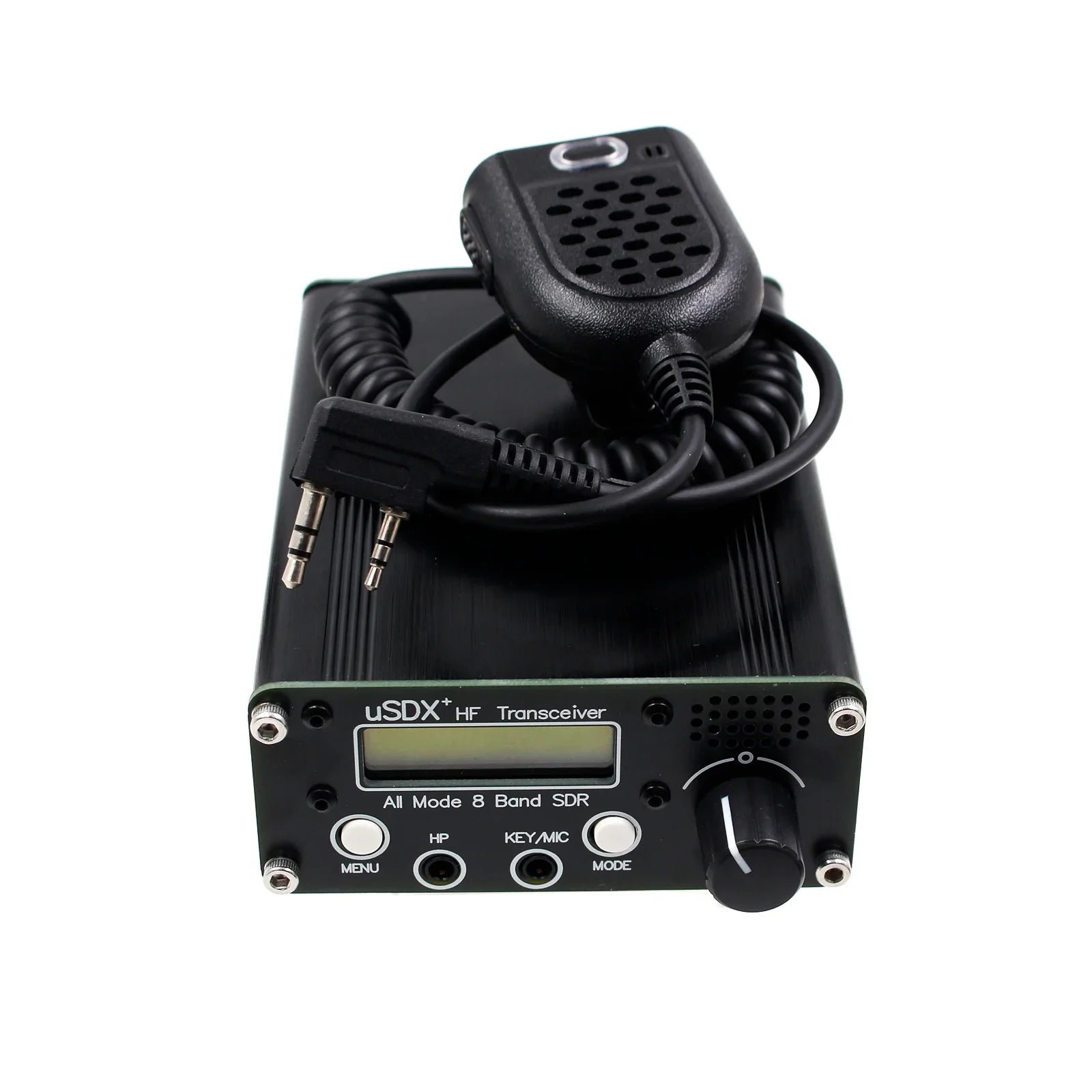 usdr usdx + Plus Transceptor Todos los modos Radio HF de 8 bandas con adaptador de corriente Enchufe de EE. UU. 