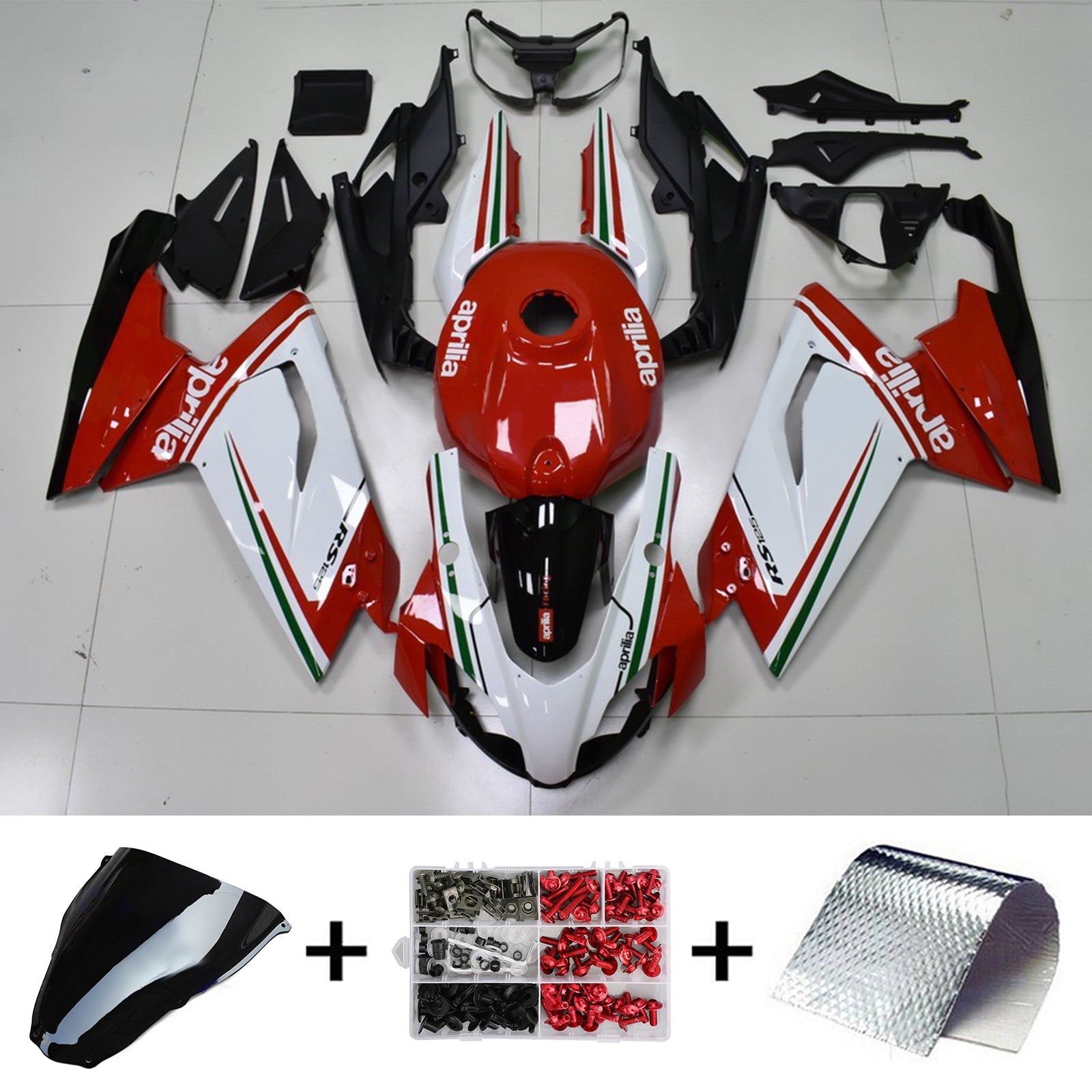 Kit de carénage Amotopart 2006-2011 Aprilia RS125