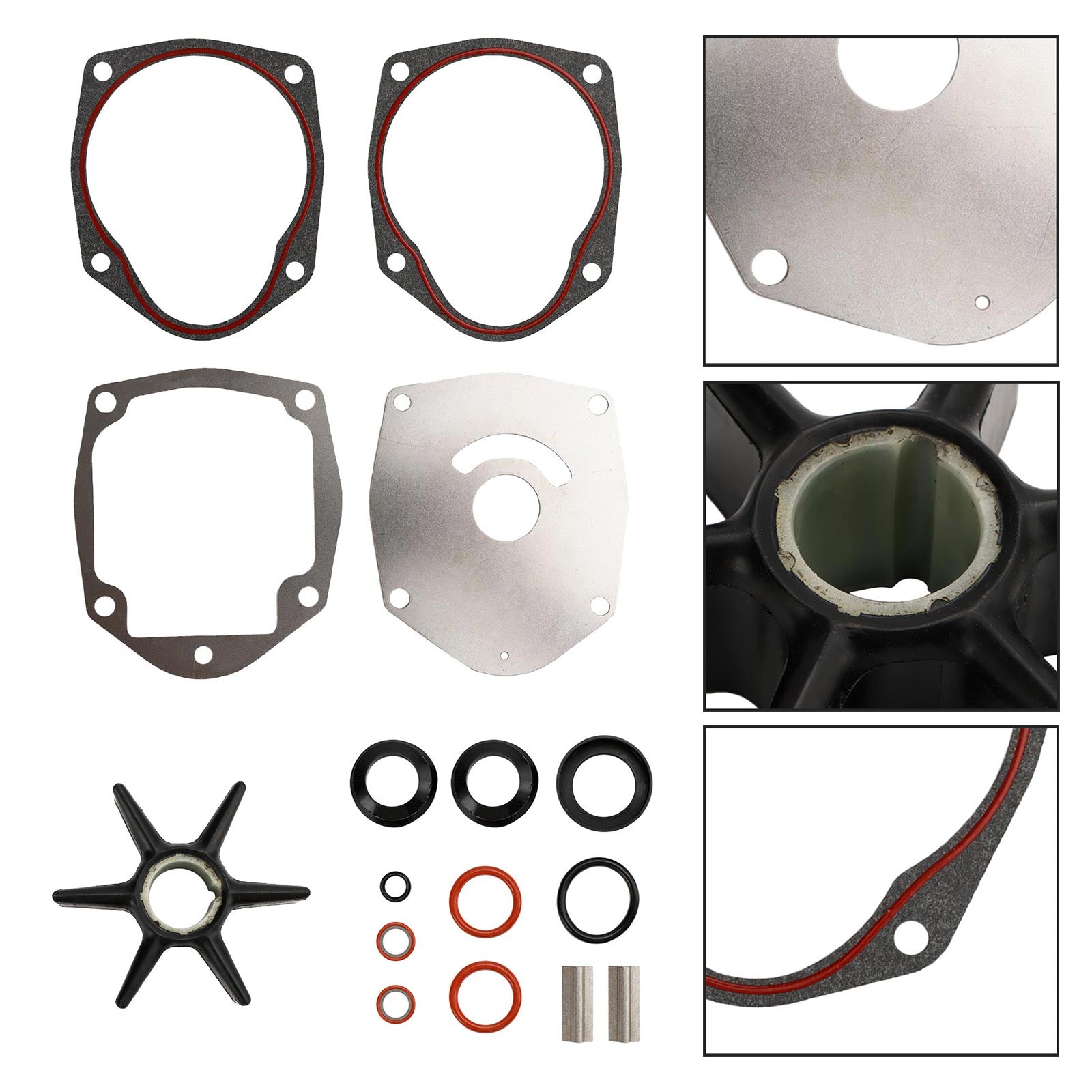 Kit de impulsor de bomba de agua para Mercury Mercruiser Alpha One Gen 2 47-43026Q06