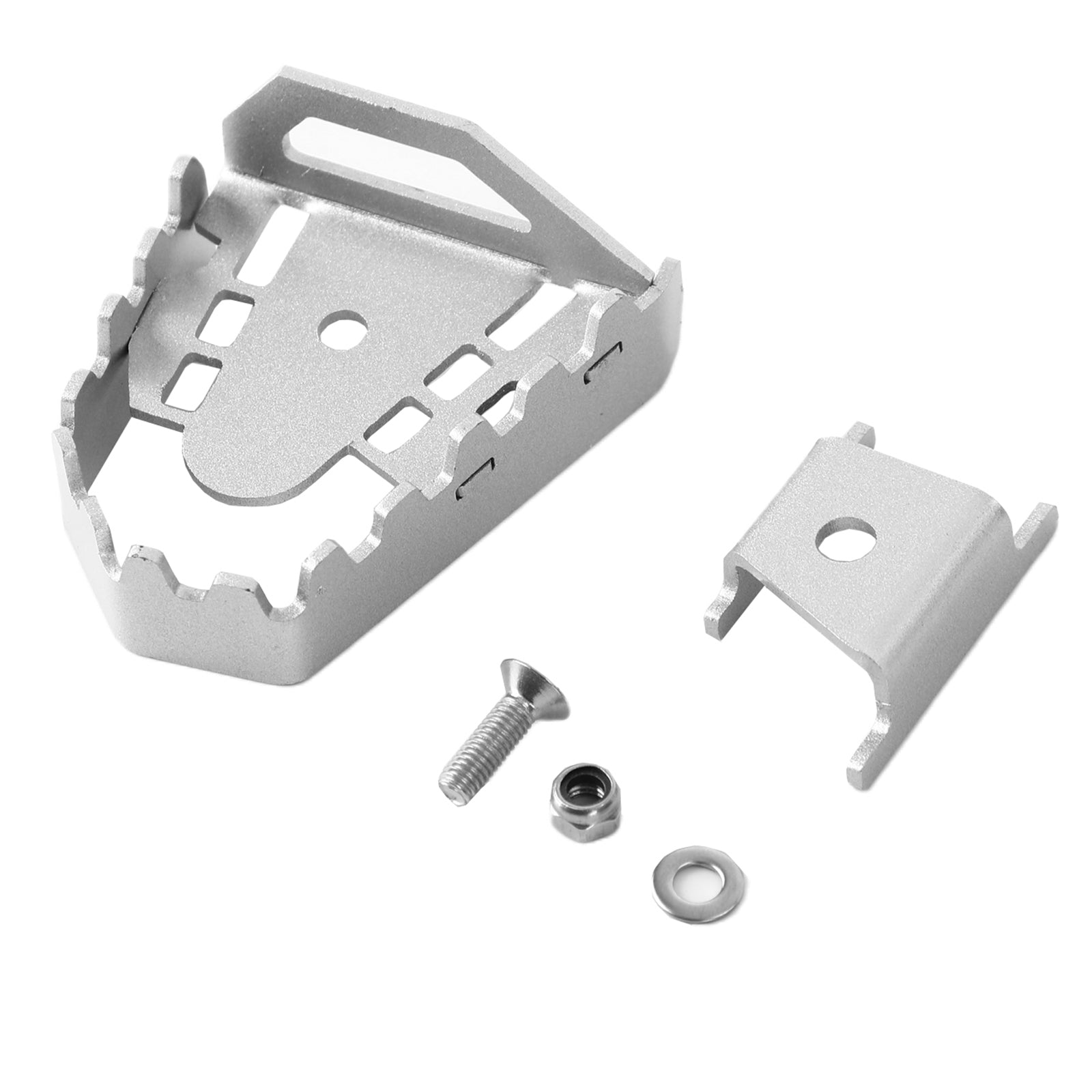 Extension de pédale de levier d'agrandisseur de frein arrière en aluminium pour F850Gs F750Gs 08-16 Silver Generic