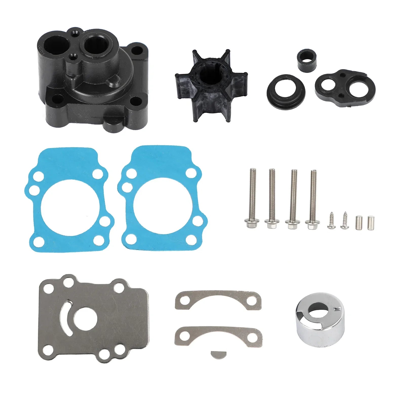 Kit de reconstrucción de bomba de agua para motores Yamaha 1996 F9.9 T9.9 682-W0078-A1-00